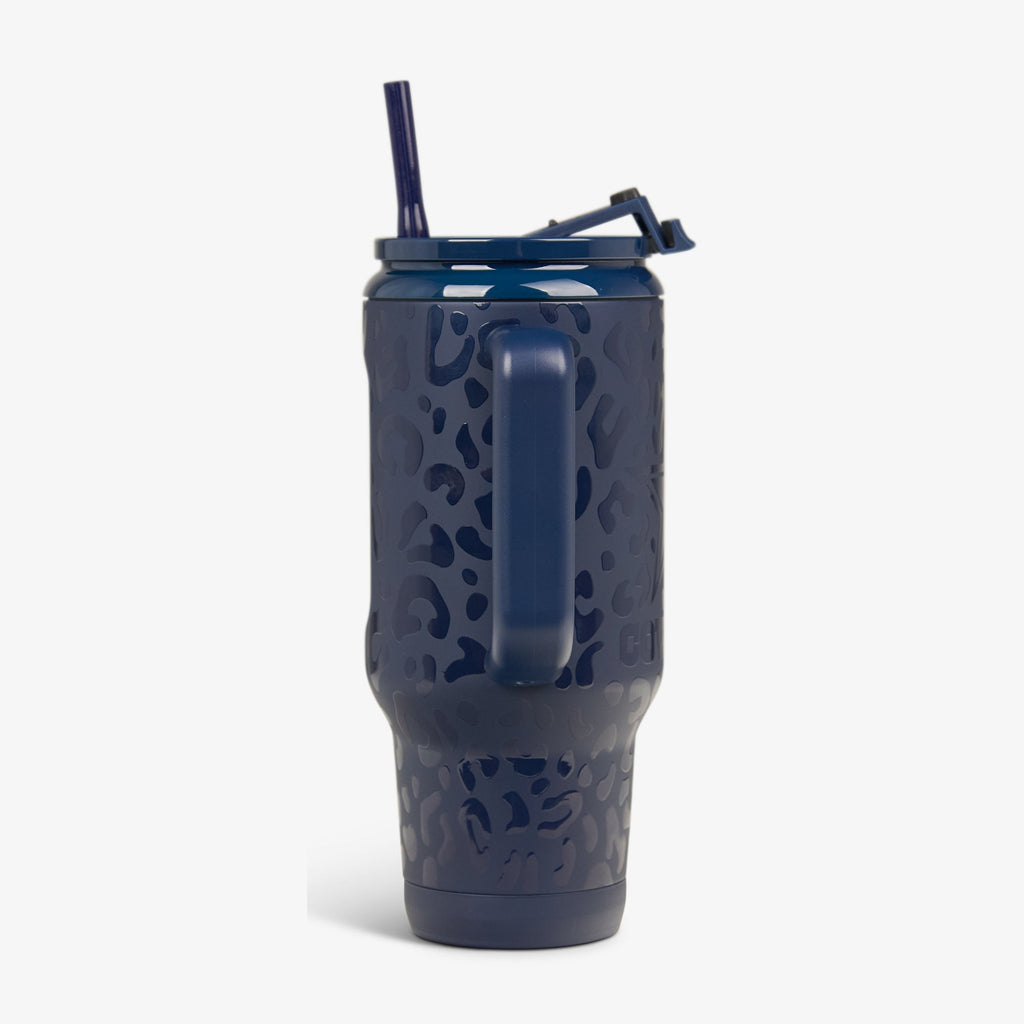 NFL 32 Oz Leopard Flip ‘n’ Sip Travel Mug - Cowboys - Product View