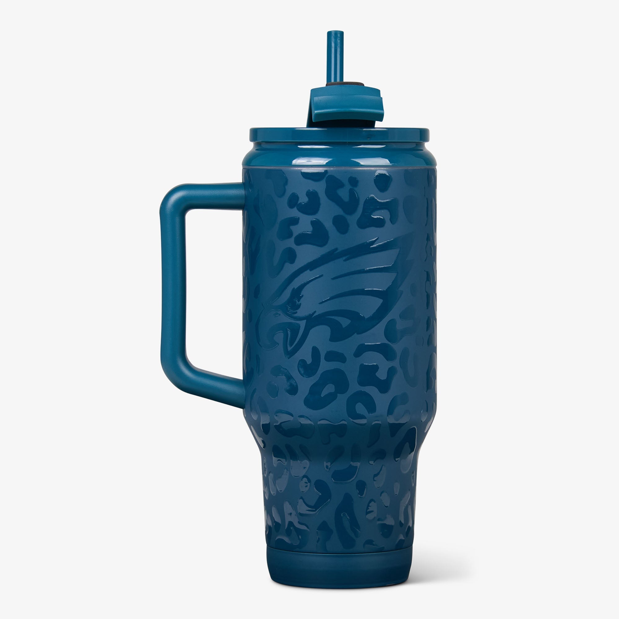 NFL 32 Oz Leopard Flip ‘n’ Sip Travel Mug - Eagles - Product View