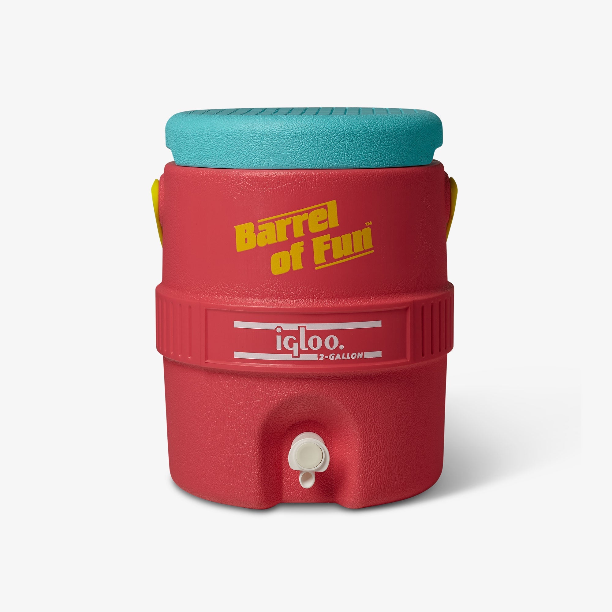 Retro Barrel of Fun 2 Gallon Jug - Watermelon - Front View