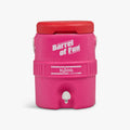 Retro Barrel of Fun 2 Gallon Jug - Tutti Frutti - Front View