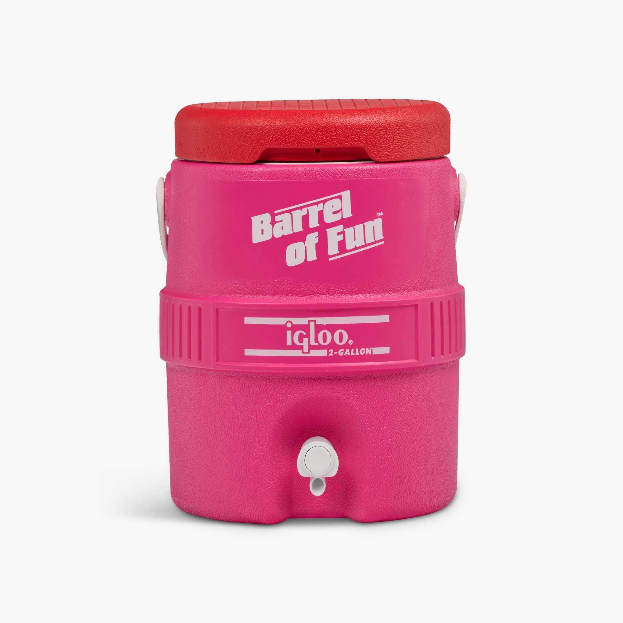 Retro Barrel of Fun 2 Gallon Jug - Tutti Frutti - Front View