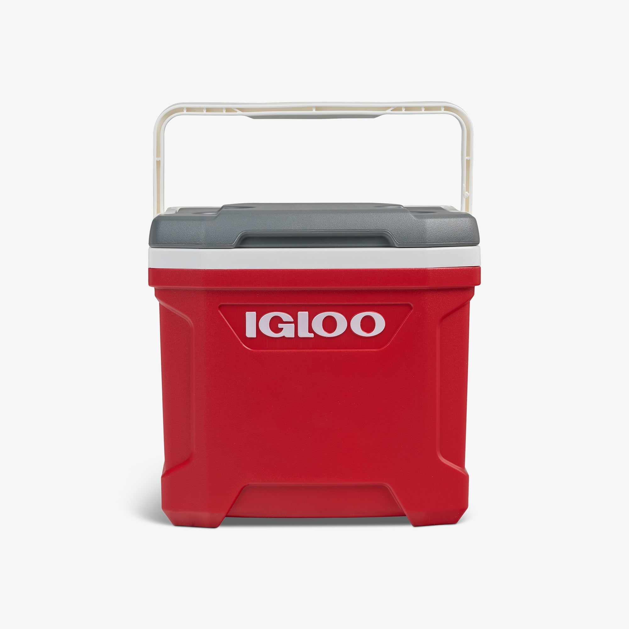 Latitude 16 Qt Cooler - Red - Strap View
