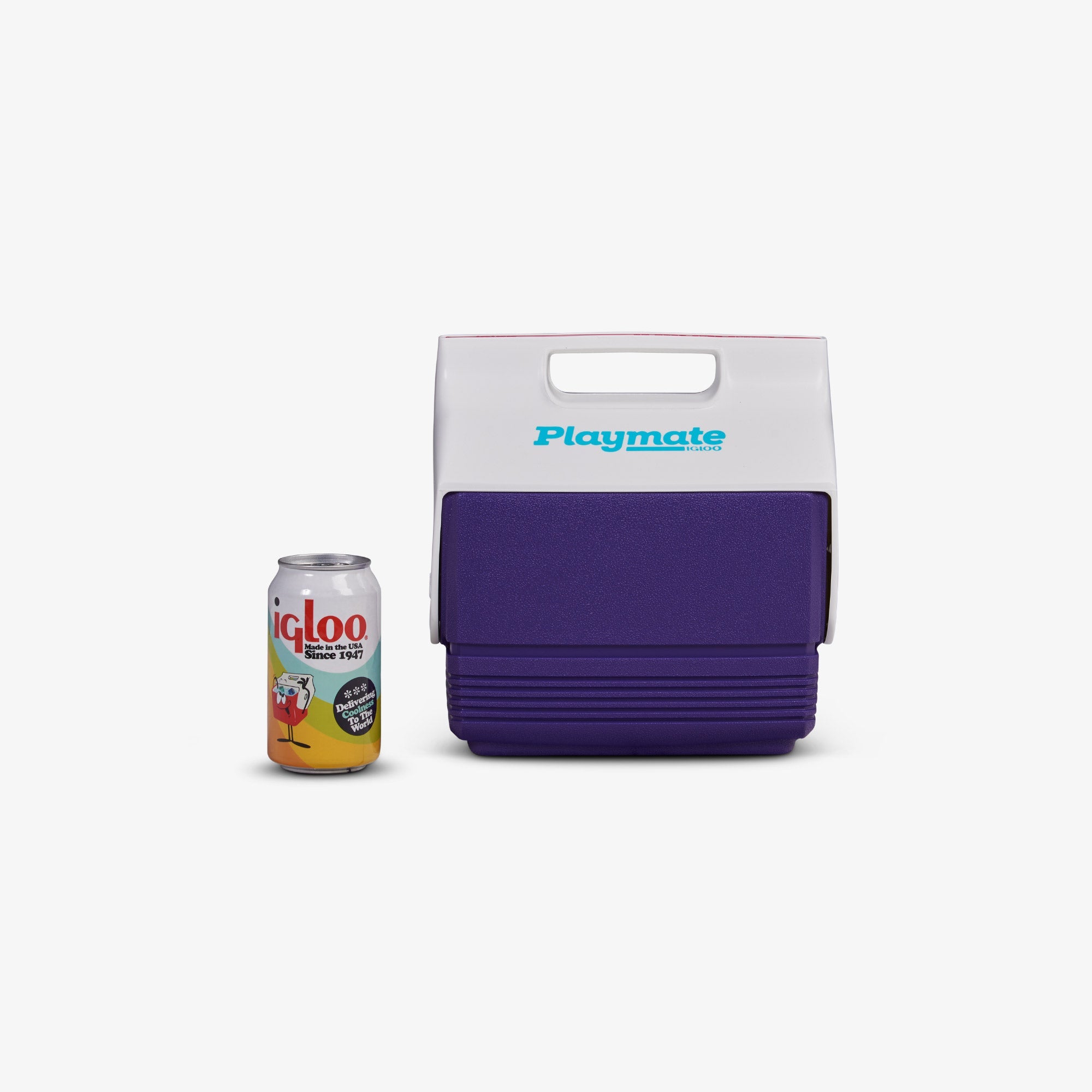 Retro Playmate Mini 4 Qt Cooler - Purple - Product View