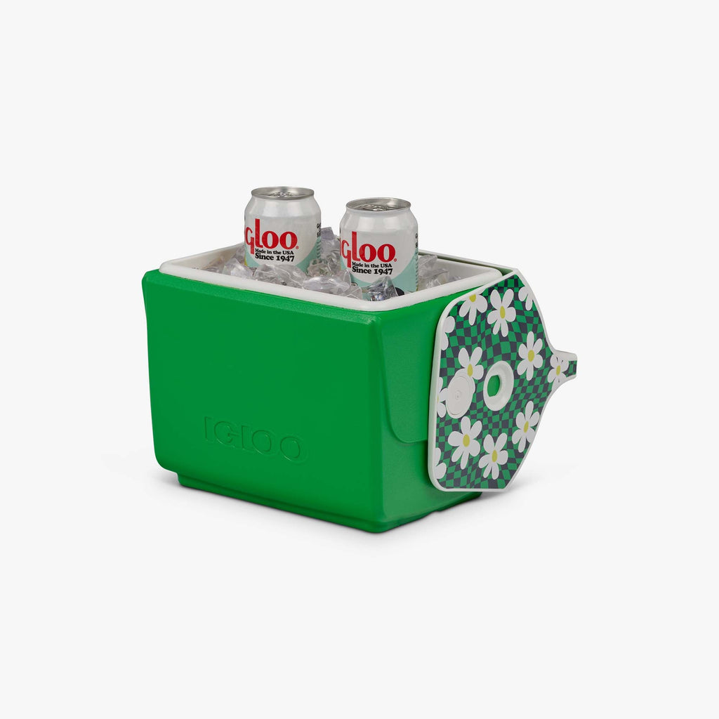 Retro Little Playmate 7 Qt Cooler - Psychedelic Daisy - Product View