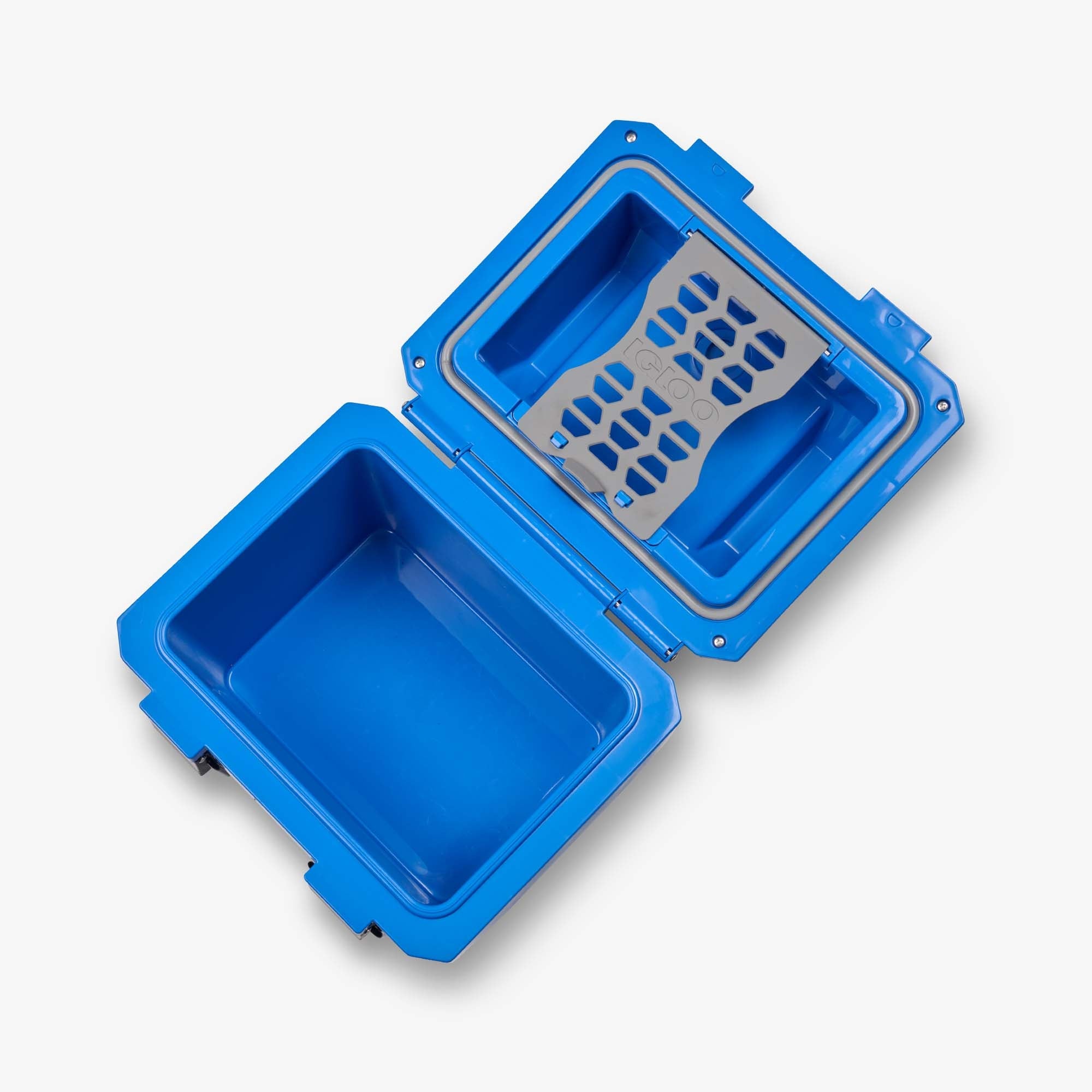 Gripper CoolBox 10 Qt Cooler - Sneaky Blue - Open View