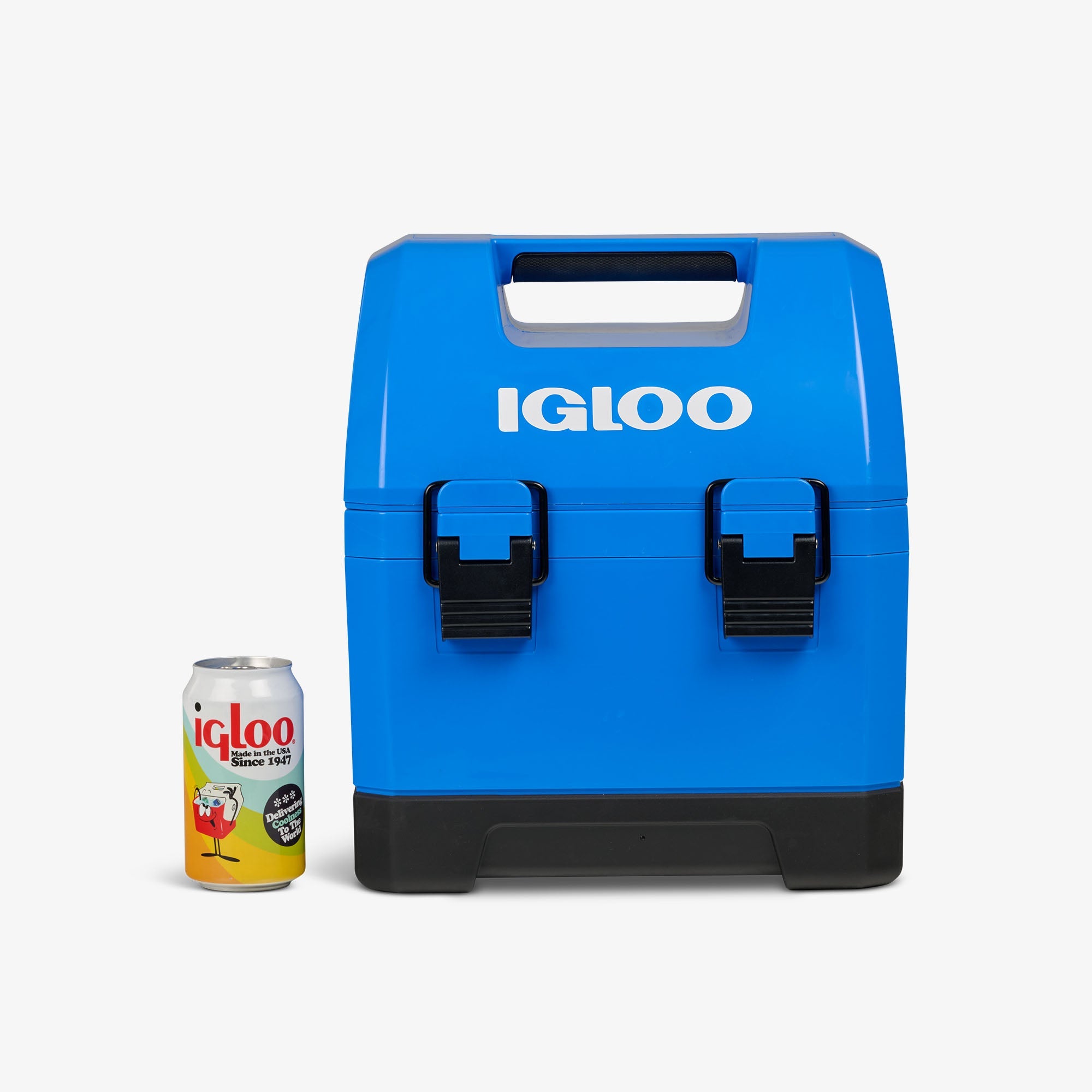 Gripper CoolBox 10 Qt Cooler - Sneaky Blue - Size View