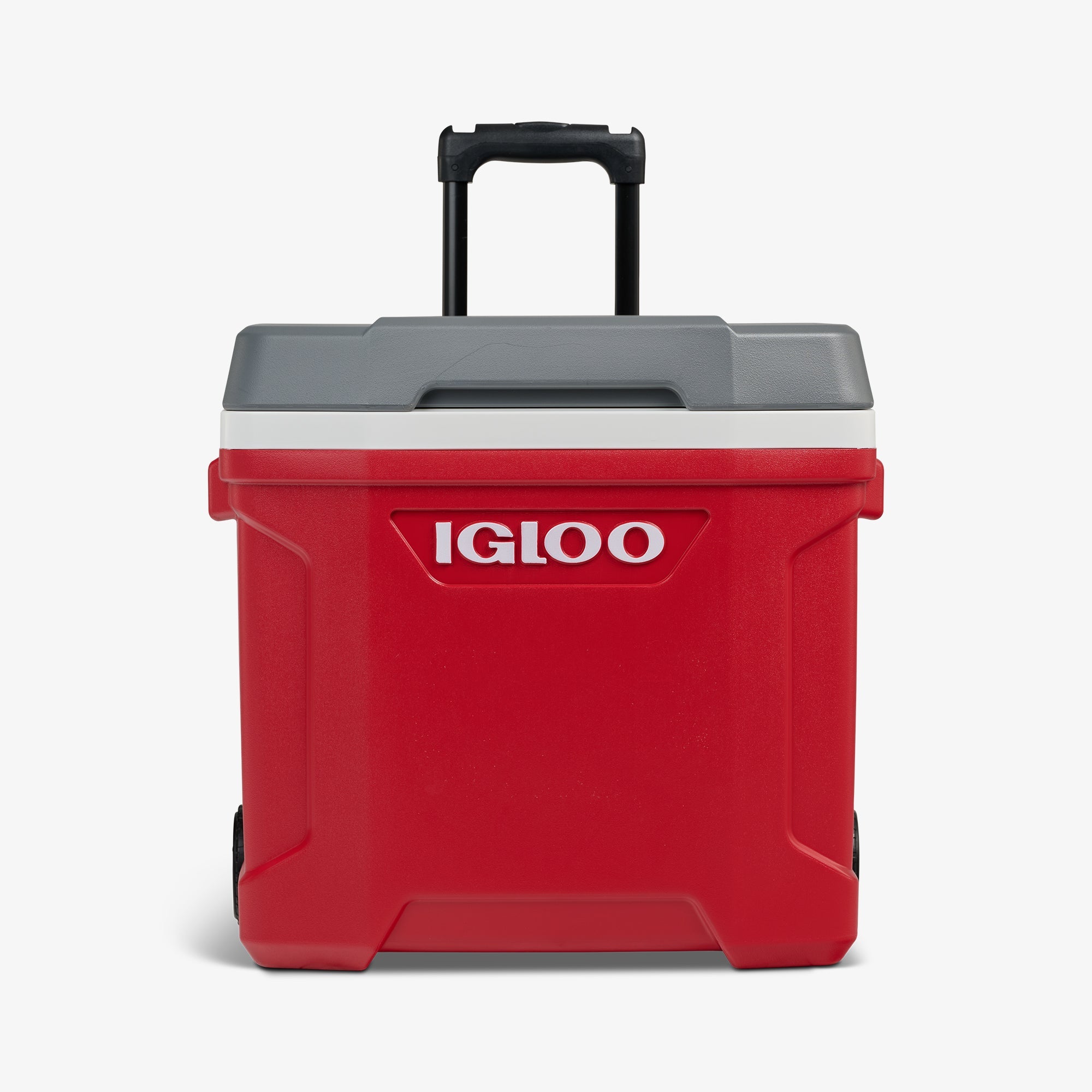 Latitude 30 Qt Roller Cooler - Red - Strap View
