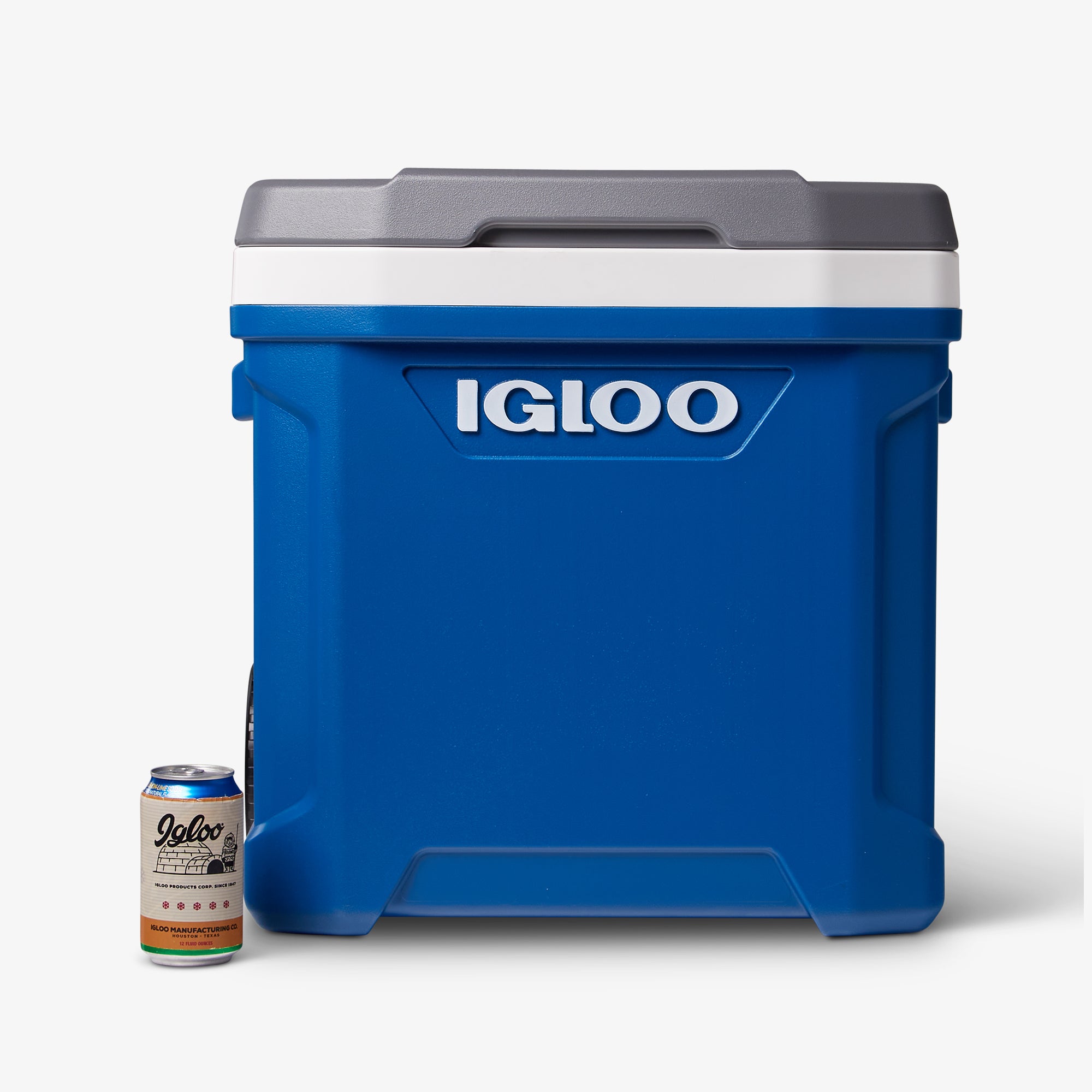 Latitude 60 Qt Roller Cooler - Blue - Size View