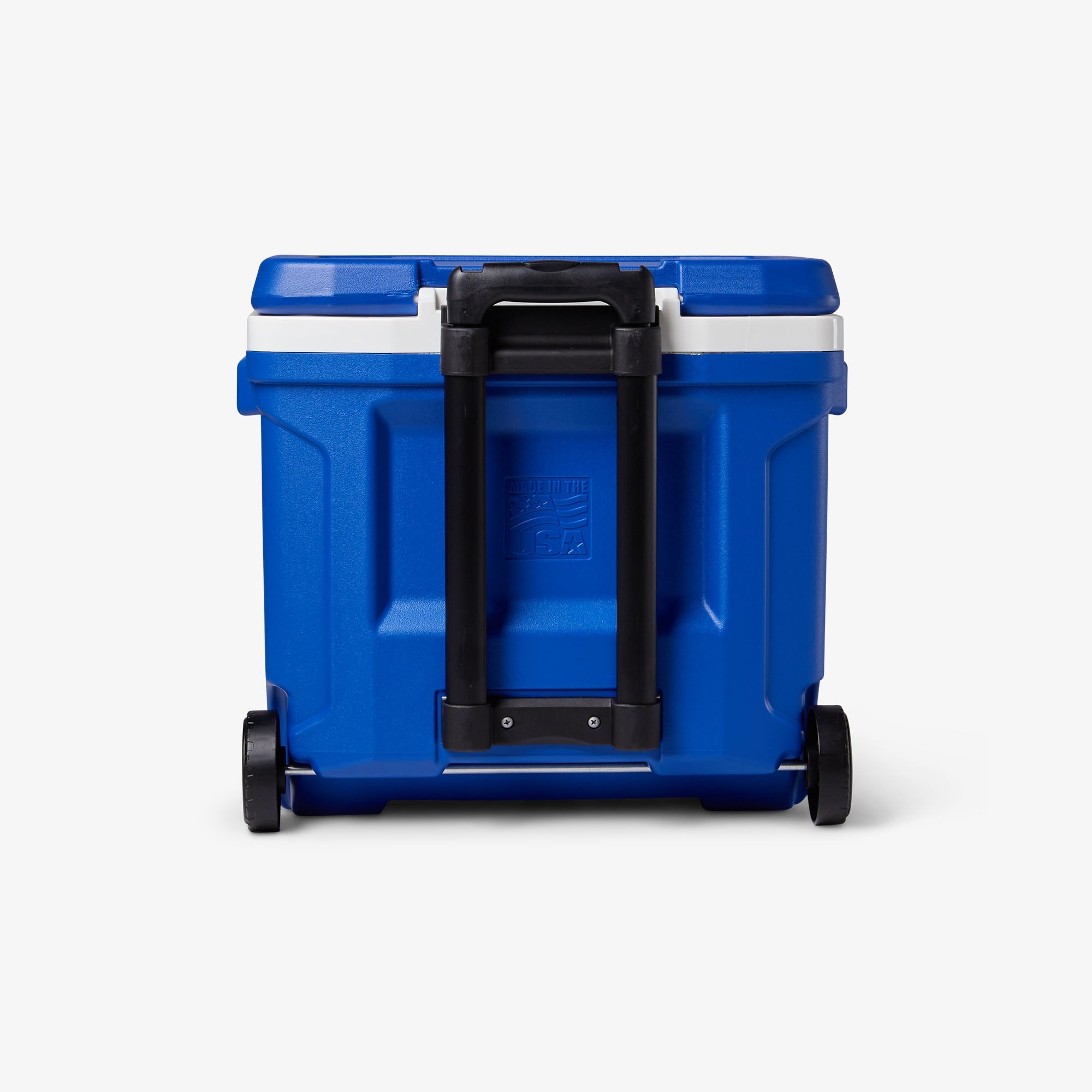 Profile II 28 Qt Roller Cooler - Majestic Blue - Back View