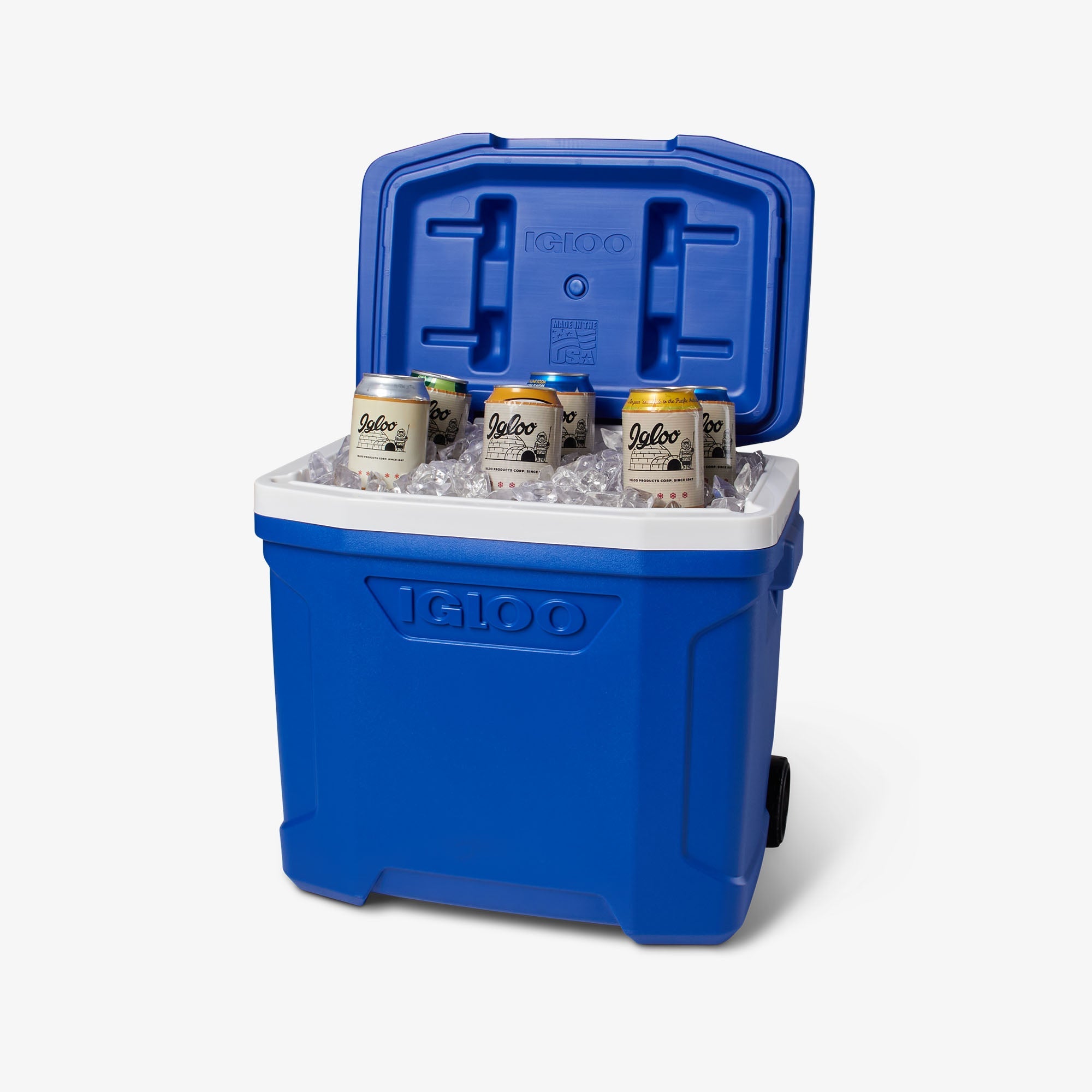 Profile II 28 Qt Roller Cooler - Majestic Blue - Product View