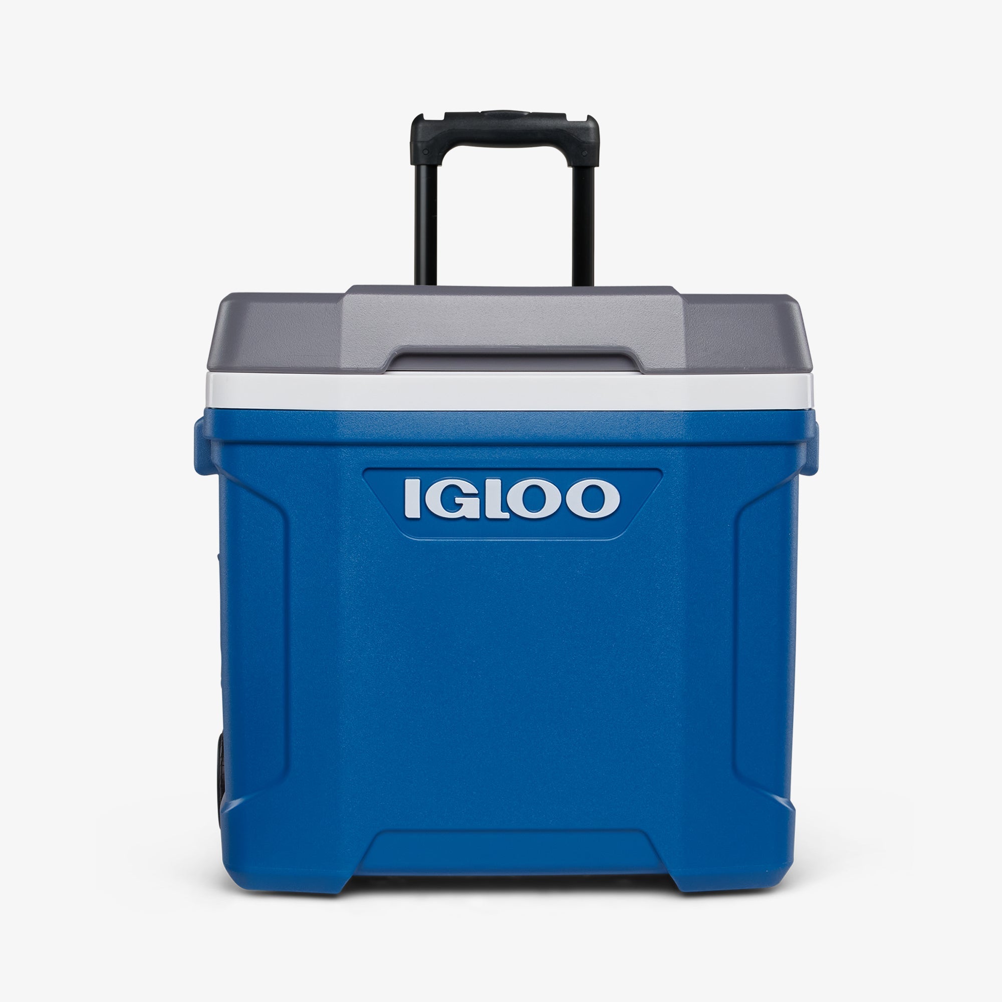 Latitude 30 Qt Roller Cooler - Blue - Strap View