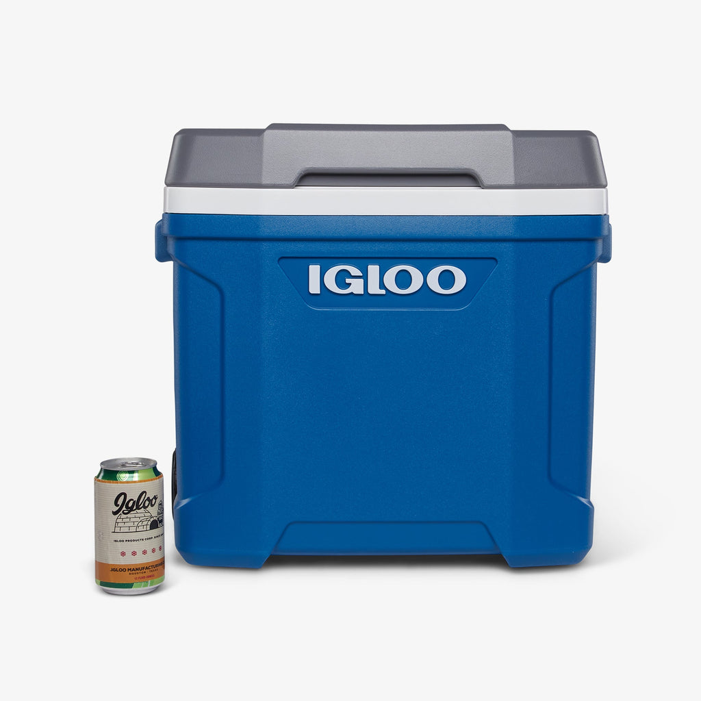 Latitude 30 Qt Roller Cooler - Blue - Size View