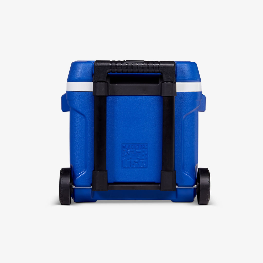 Profile II 16 Qt Roller Cooler - Majestic Blue - Back View