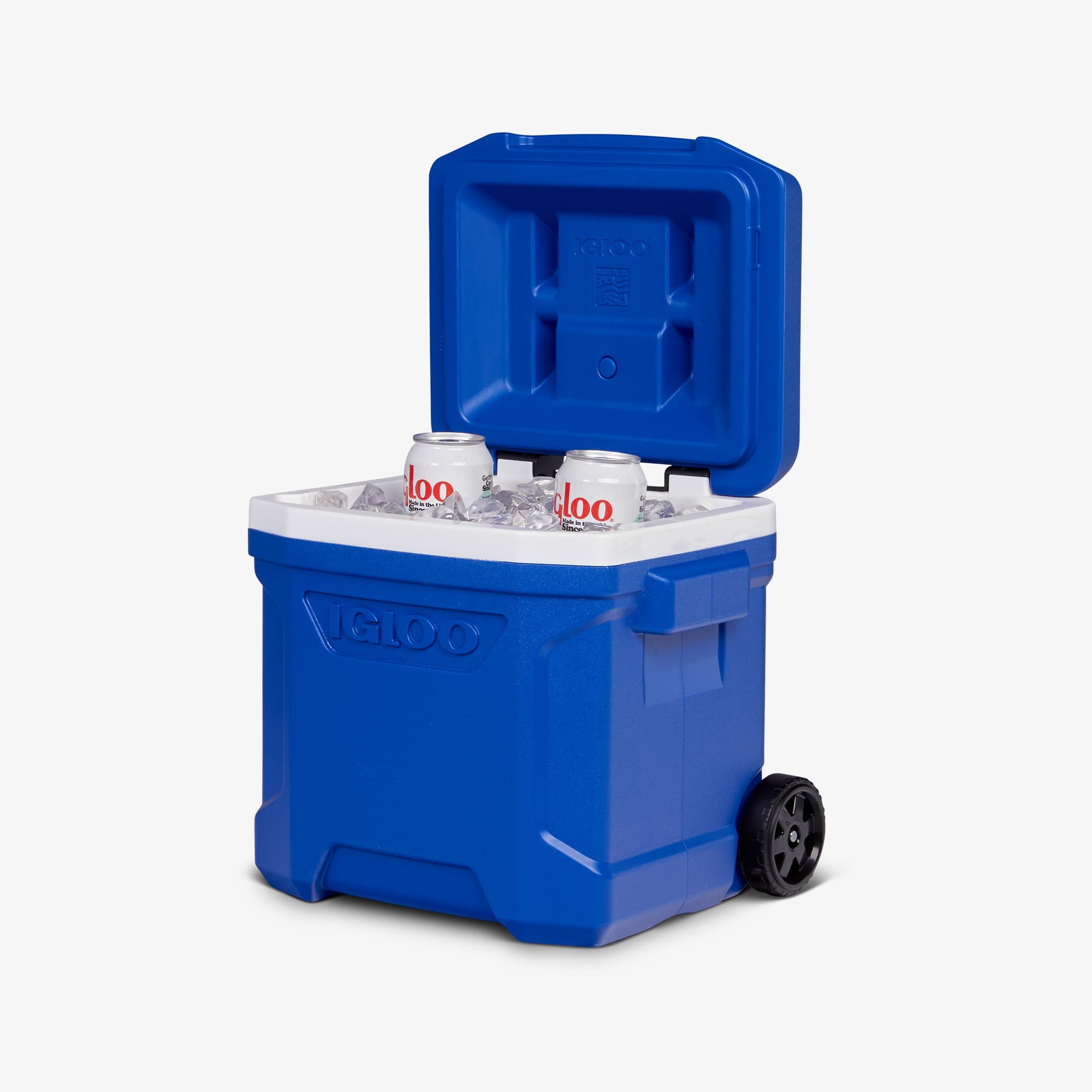 Profile II 16 Qt Roller Cooler - Majestic Blue - Product View