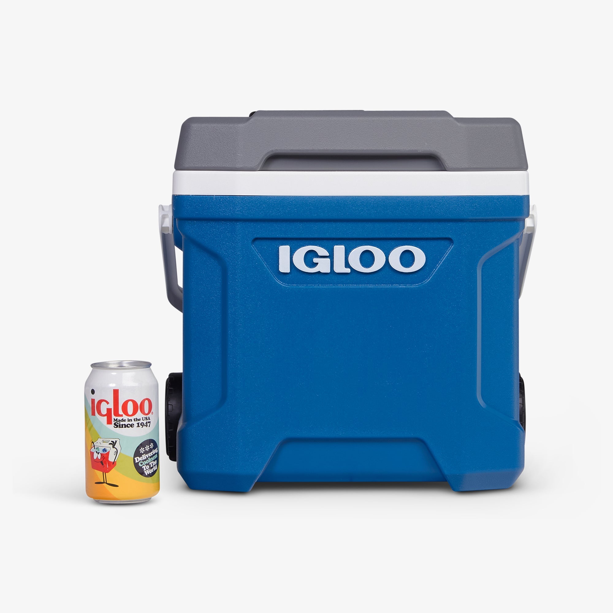 Latitude 16 Qt Roller Cooler - Blue - Size View