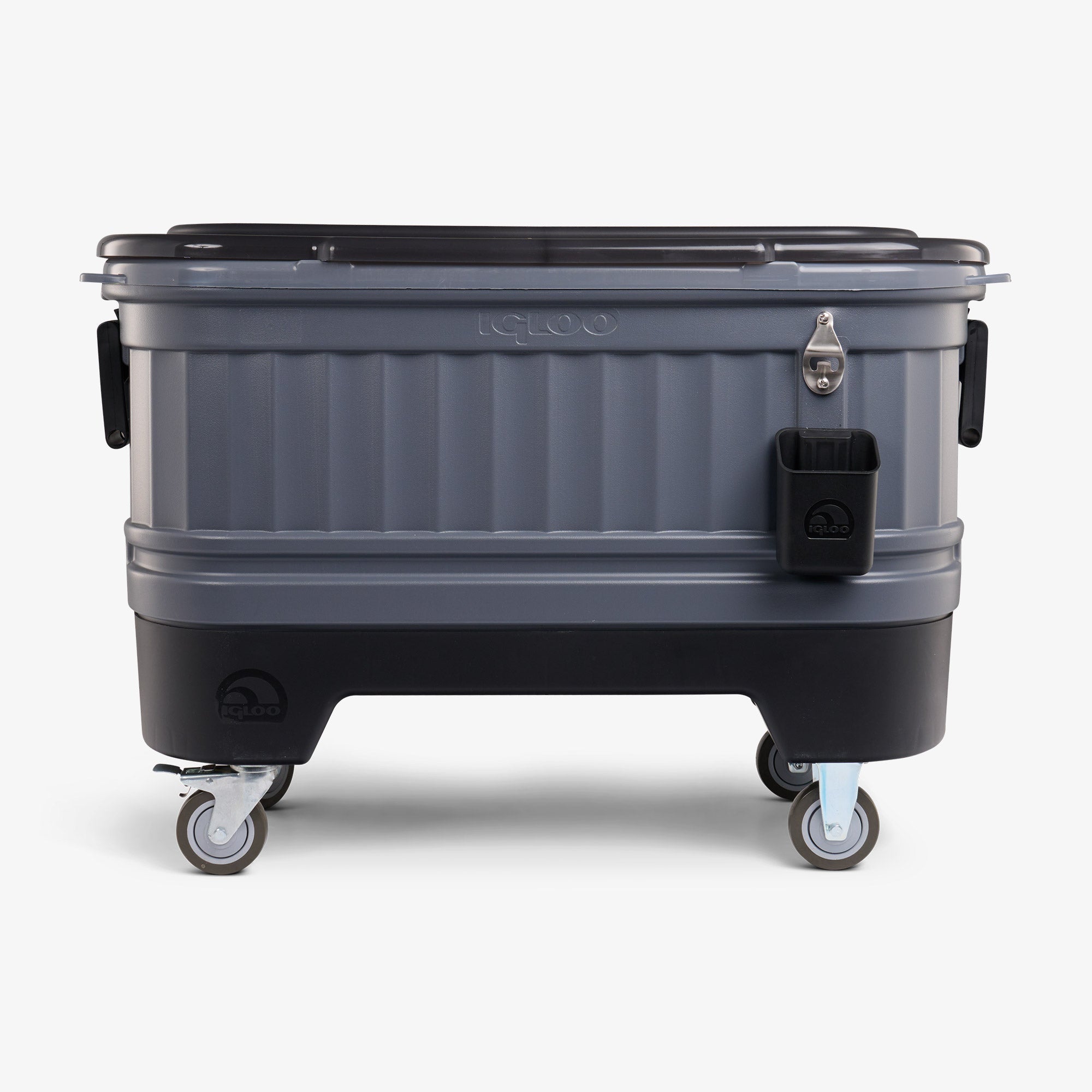 Party Bar 125 Qt Cooler - Carbonite - Front View