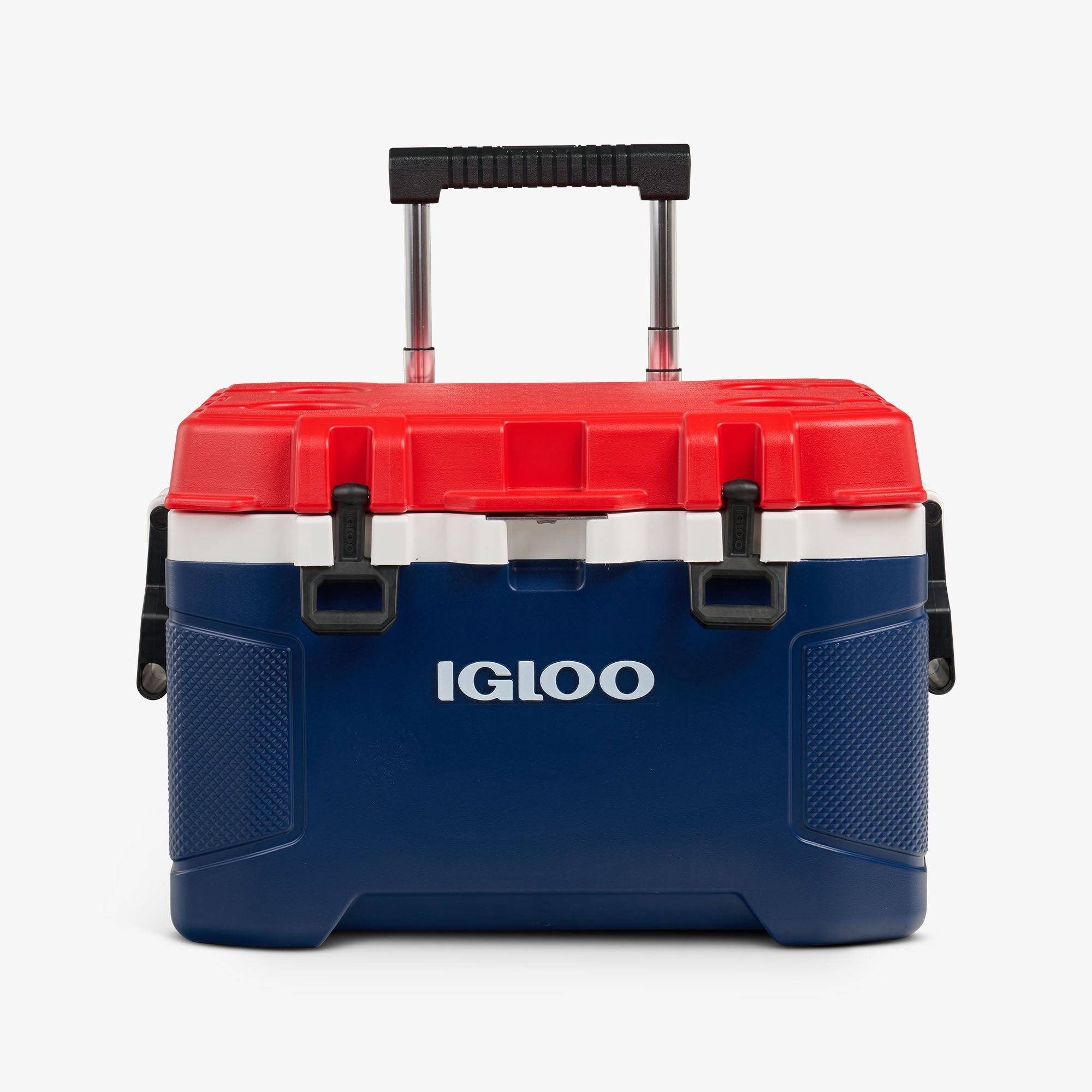 Trailmate® 52 Qt Roller Cooler - Americana - Strap View