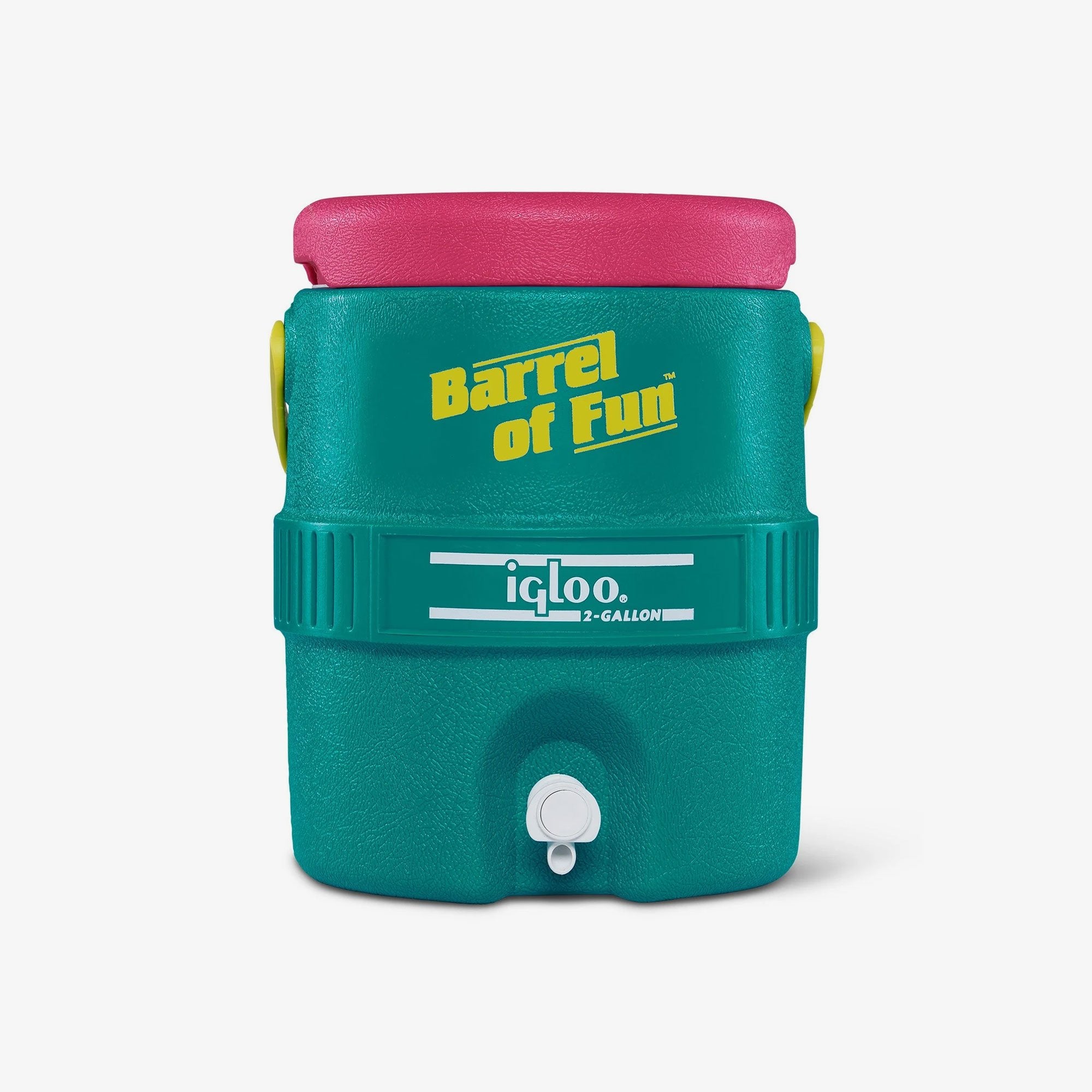 Retro Barrel of Fun 2 Gallon Jug - Jade - Product View