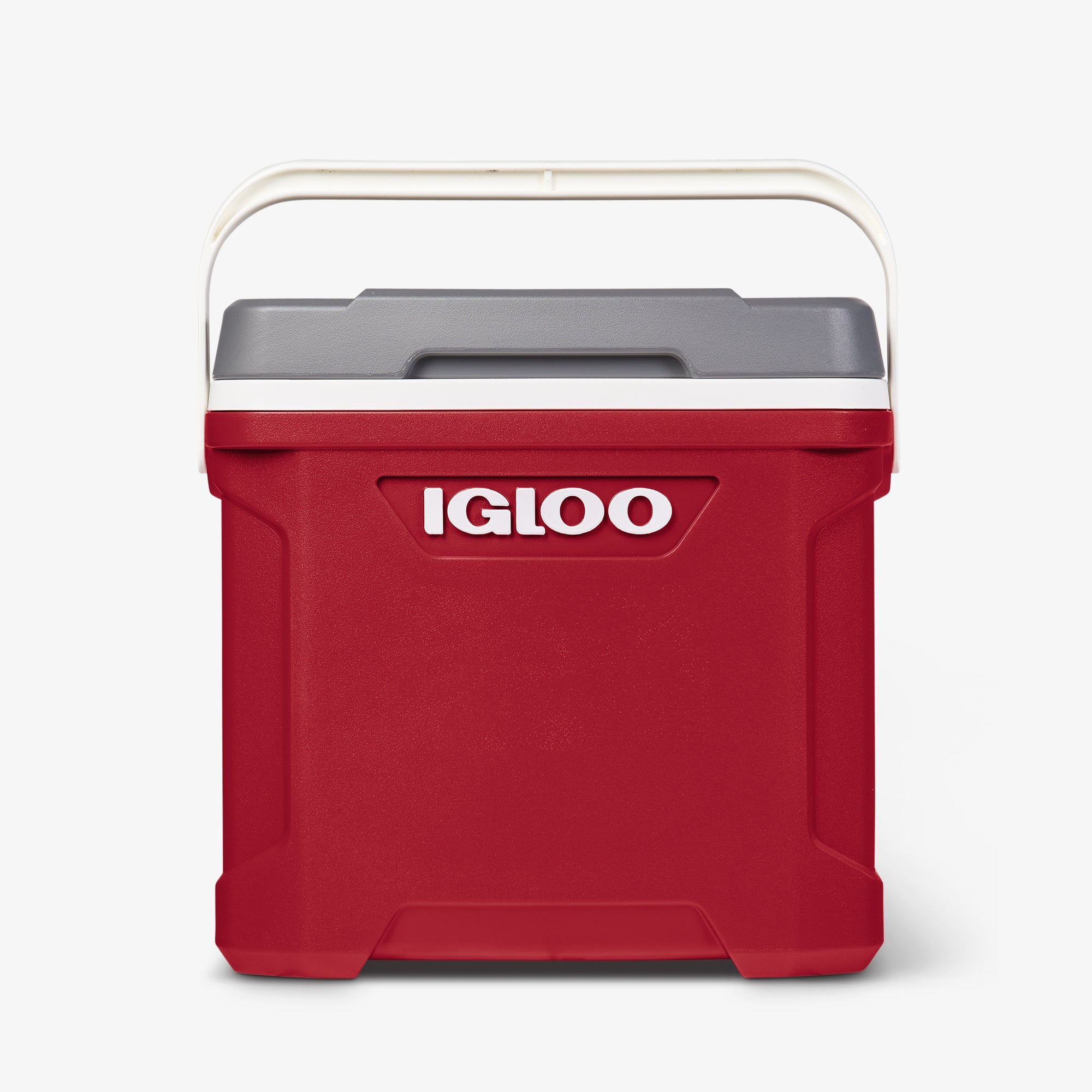 Latitude 30 Qt Cooler - Red - Strap View