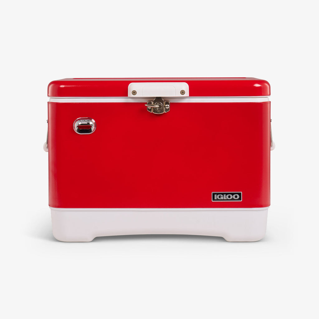 Legacy 54 Qt Cooler - Red Star - Front View