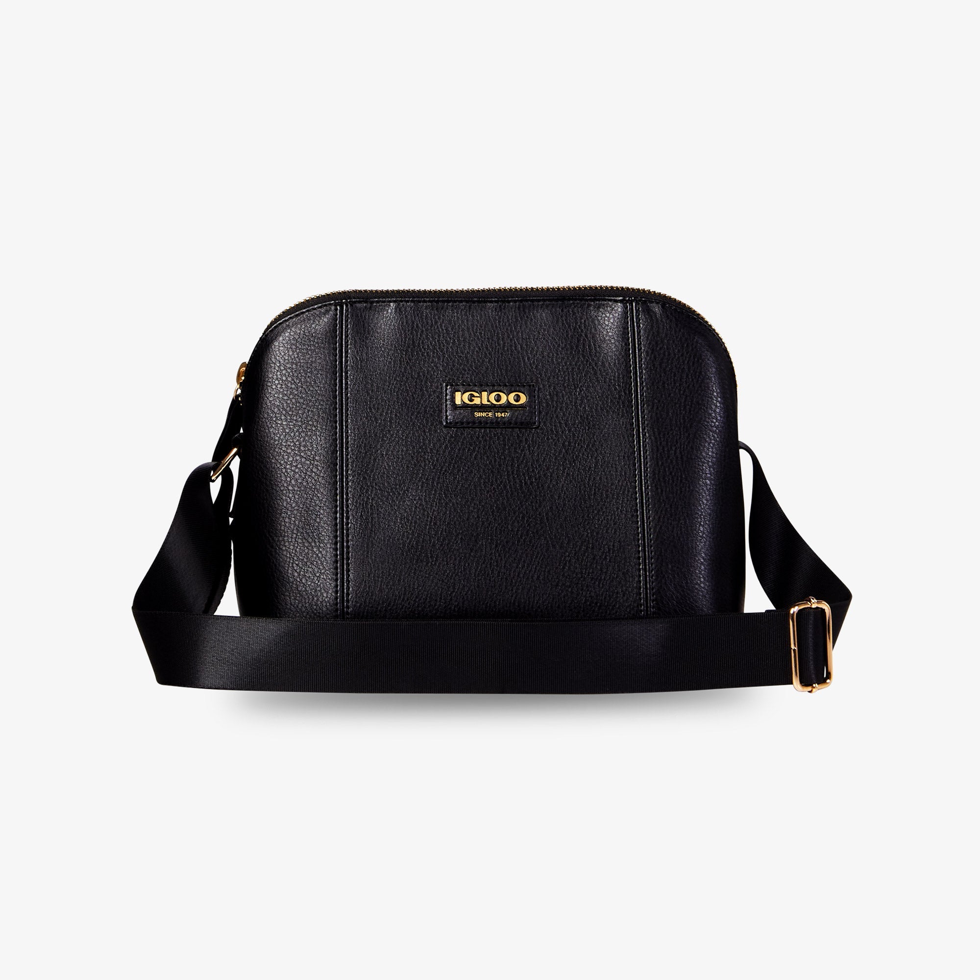 Igloo Luxe® Crossbody Cooler Bag - Black - Front View