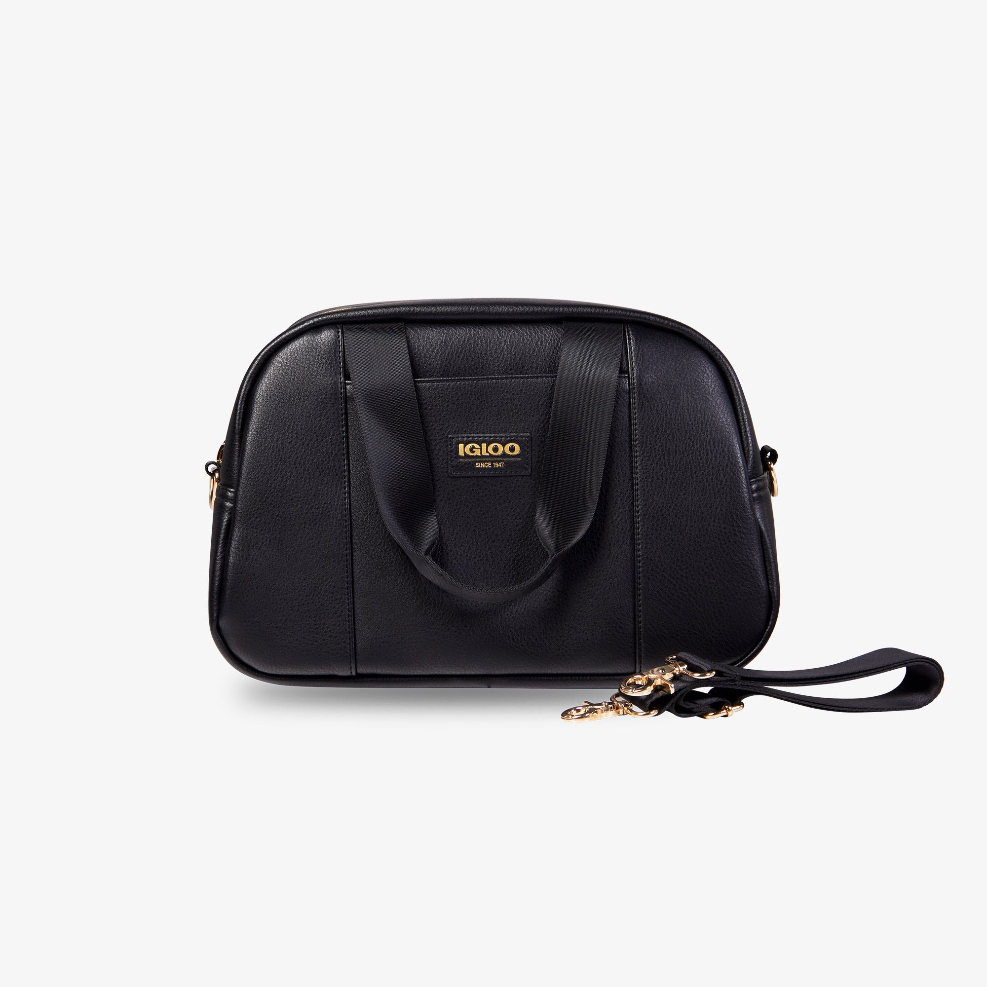 Igloo Luxe® Satchel Cooler Bag - Black - Front View