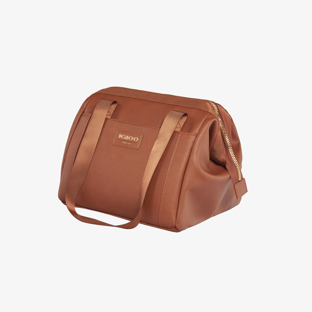 Igloo Luxe® Lunch Tote Cooler Bag - Cognac - Product View