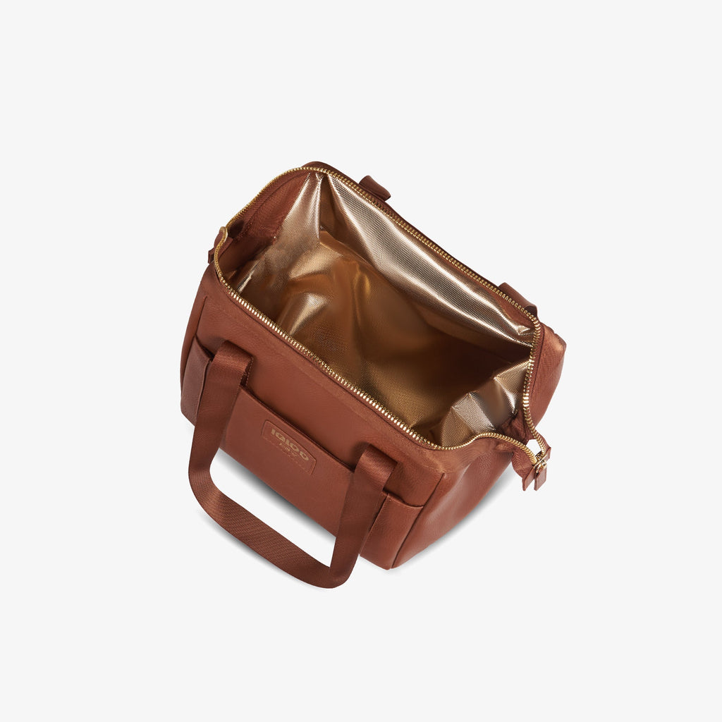 Igloo Luxe® Lunch Tote Cooler Bag - Cognac - Product View