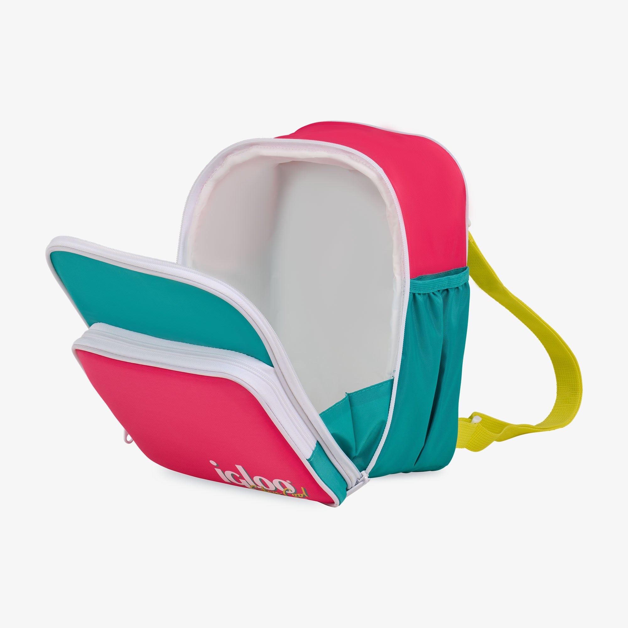 Retro Mini Convertible Backpack - Jade - Open View