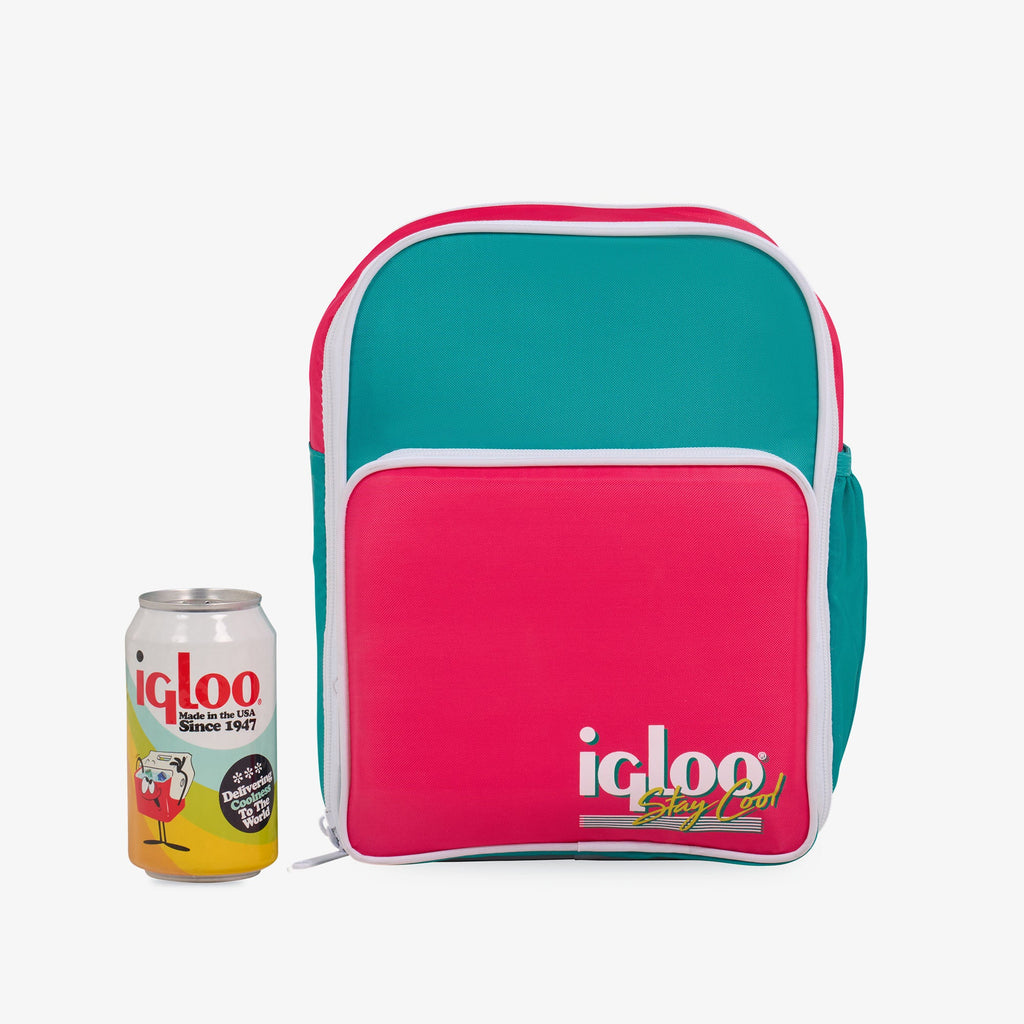 Retro Mini Convertible Backpack - Jade - Size View
