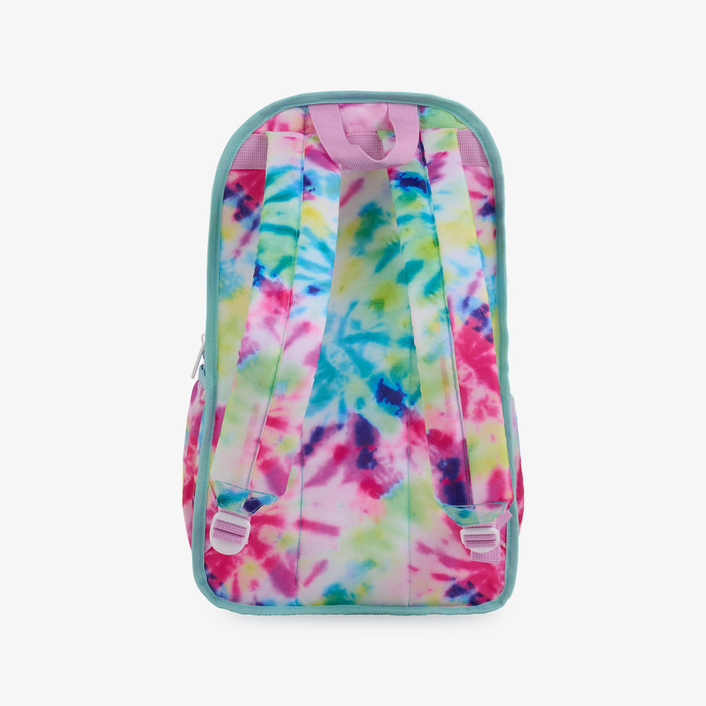 Retro Backpack Cooler - Tie-Dye - Back View