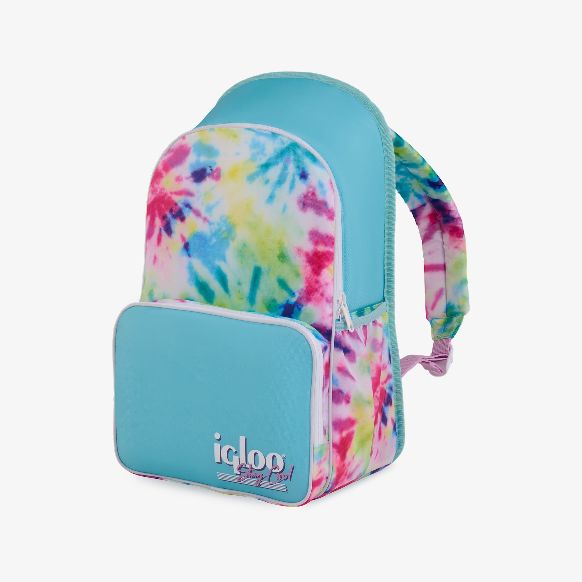 Retro Backpack Cooler - Tie-Dye - Product View