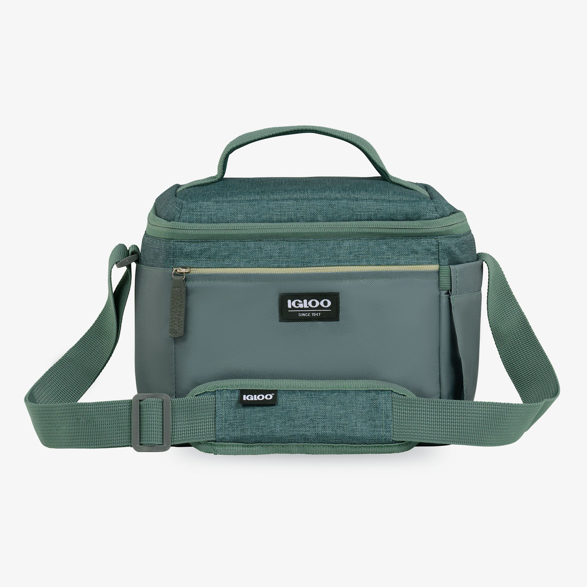 Everyday Lunch Rounded Cube Cooler Bag - Spruce - Front View