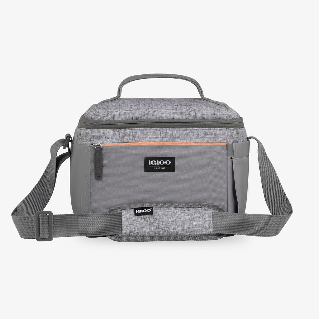 Everyday Lunch Rounded Cube Cooler Bag - Gray - Front View