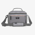 Everyday Lunch Rounded Cube Cooler Bag - Gray - Front View