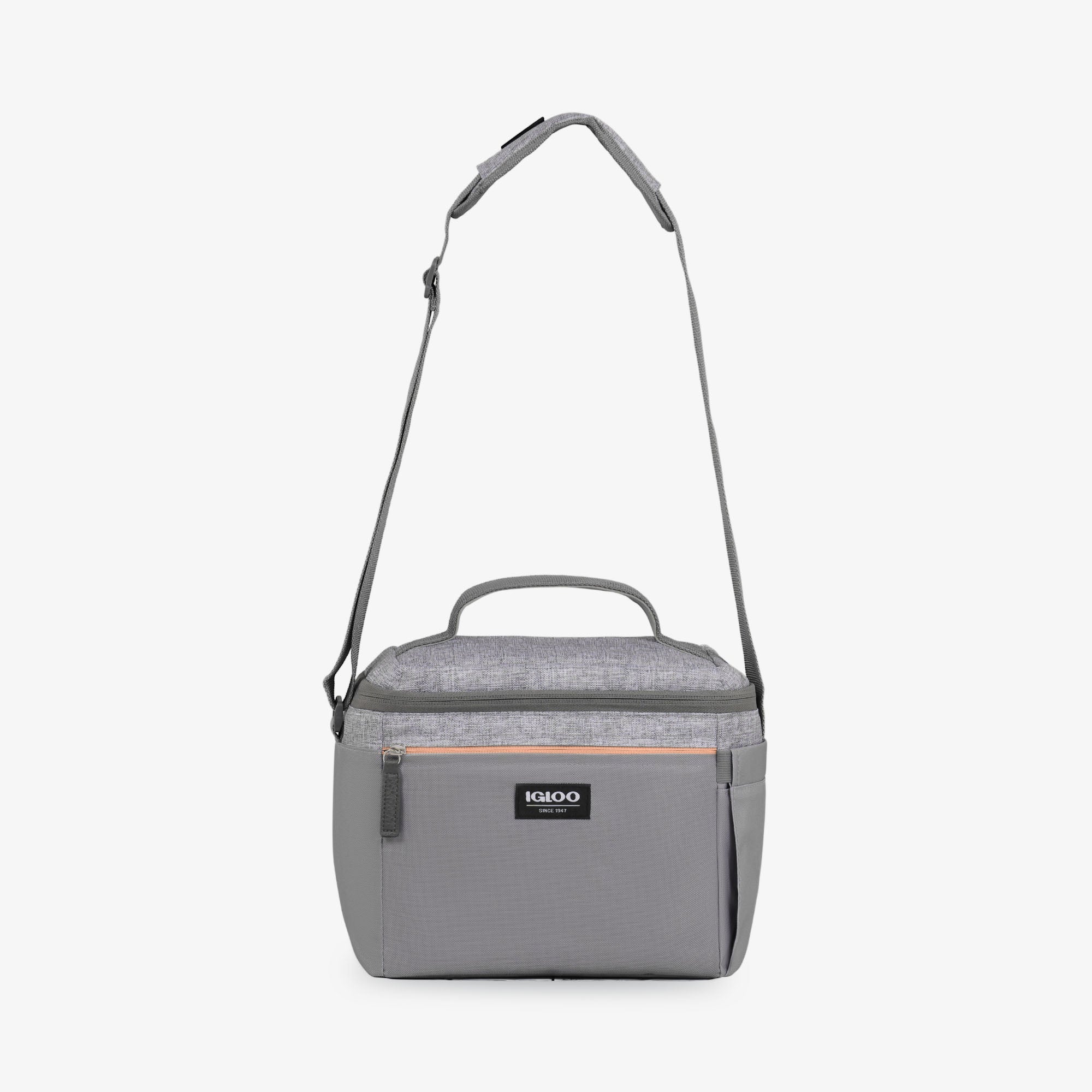 Everyday Lunch Rounded Cube Cooler Bag - Gray - Strap View