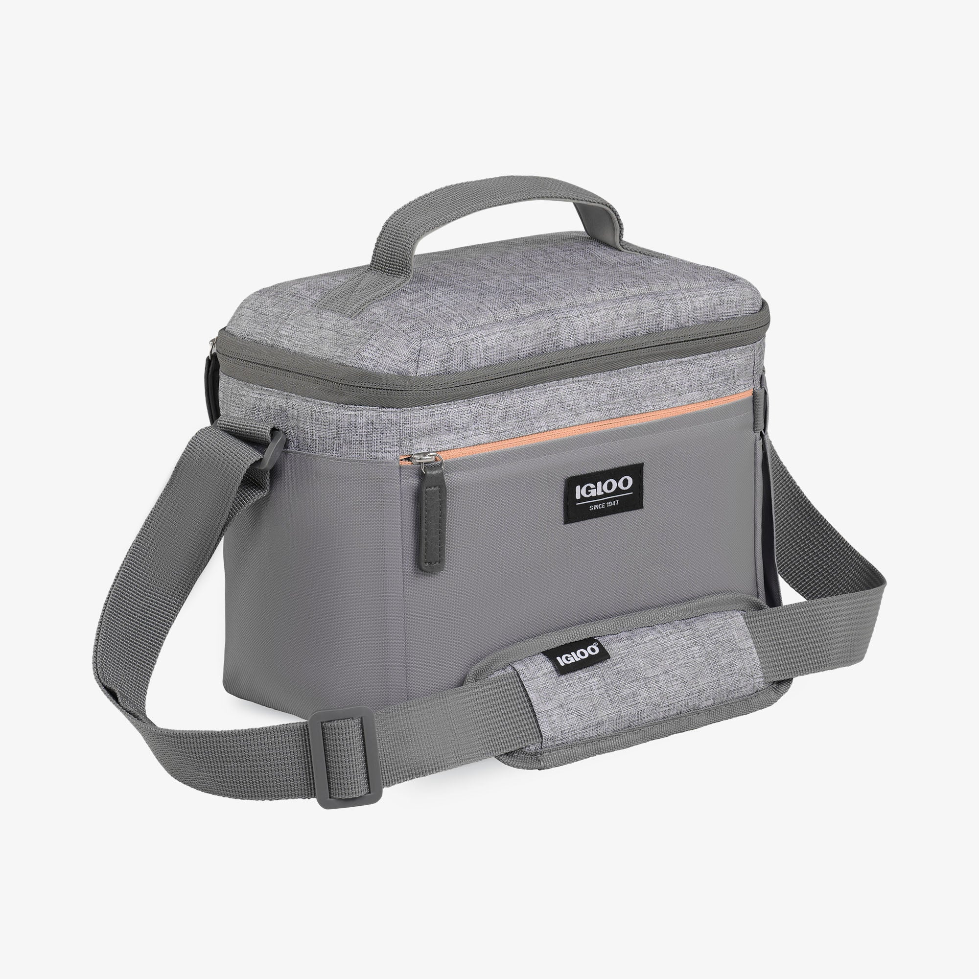 Everyday Lunch Rounded Cube Cooler Bag - Gray - Product View