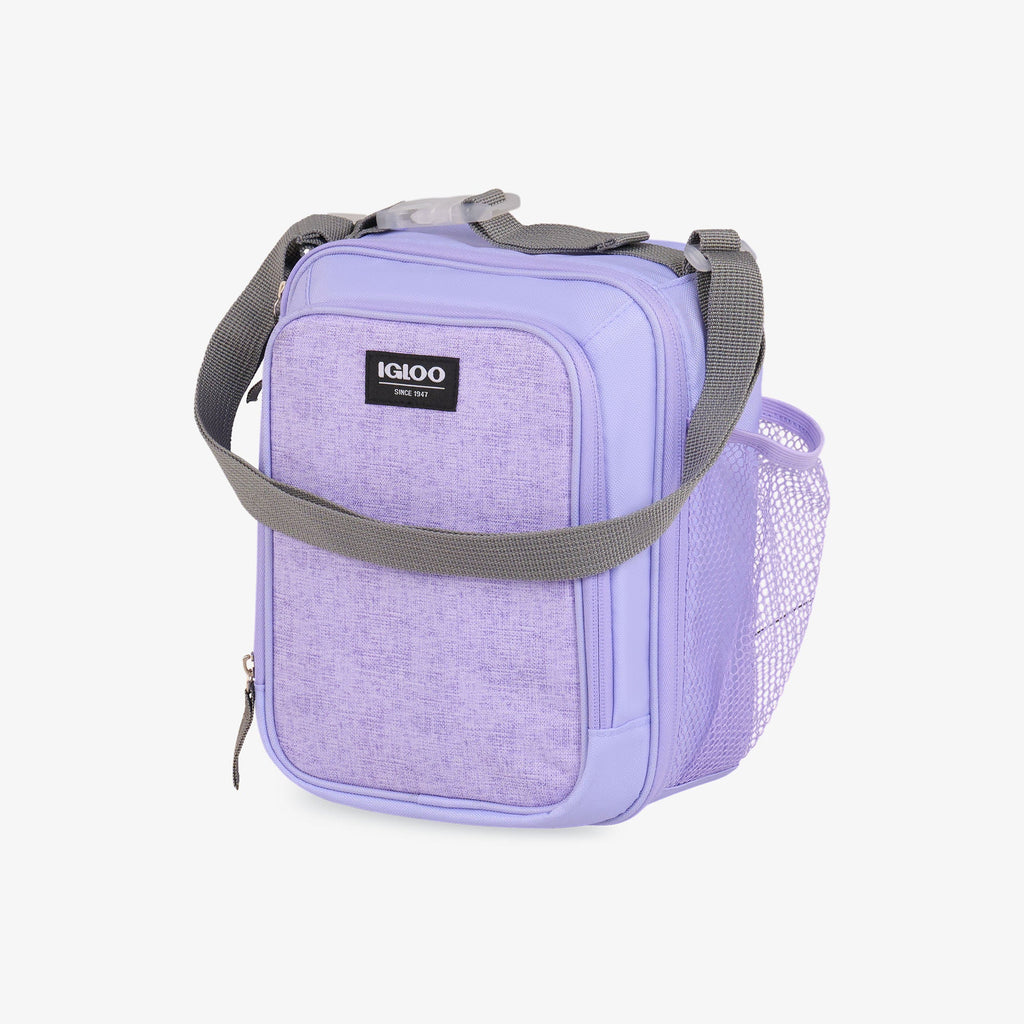 Kids Everyday Lunch Vertical Cooler Bag - Lilac - Product View