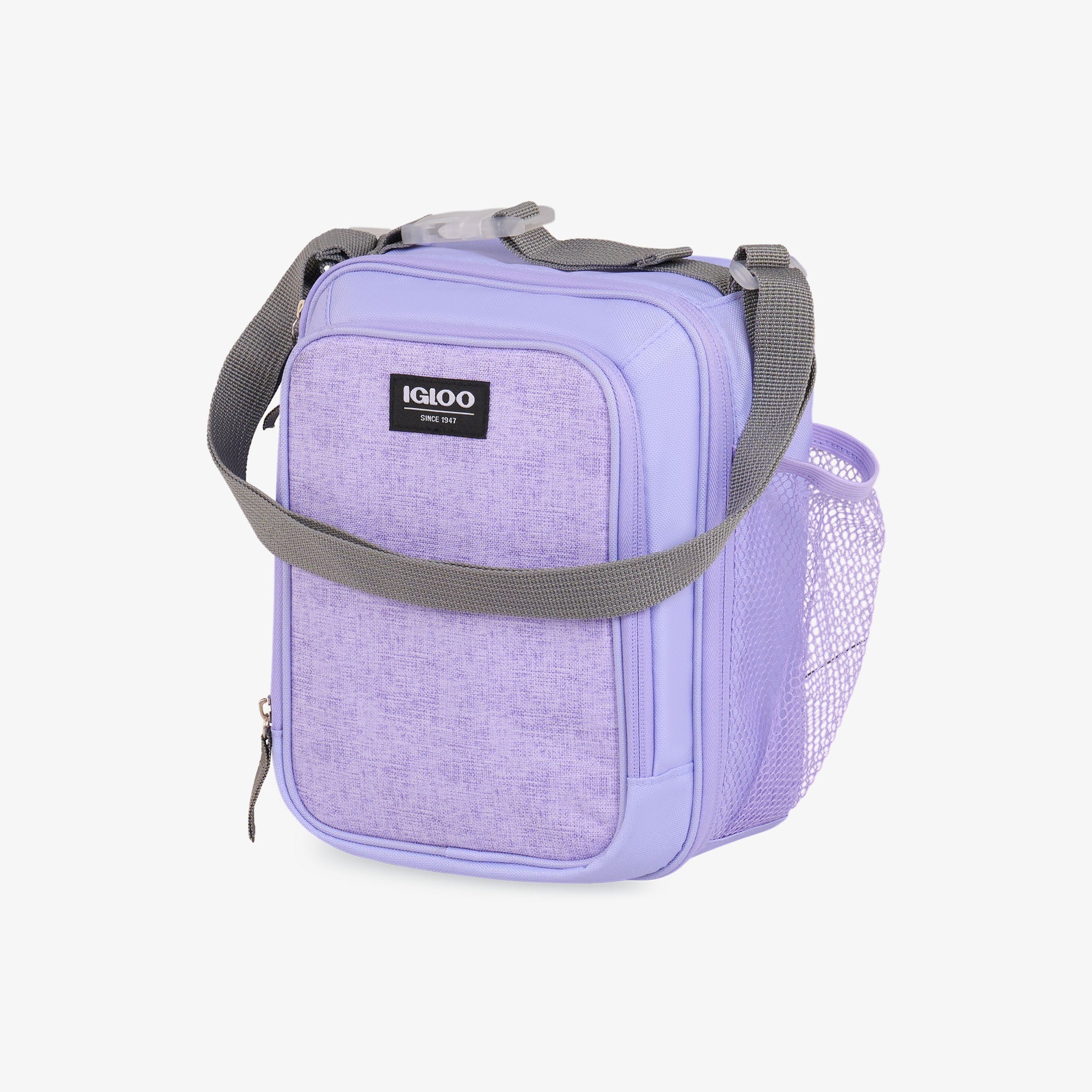 Kids Everyday Lunch Vertical Cooler Bag - Lilac - Product View
