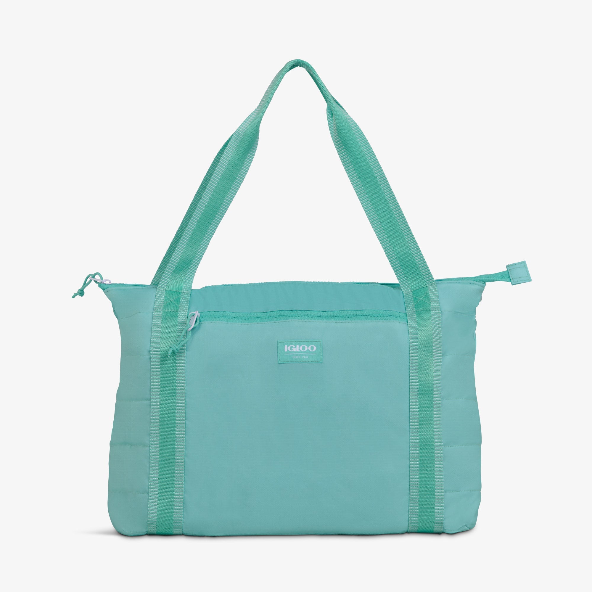 Packable Puffer 20-Can Cooler Bag - Seafoam - Product View