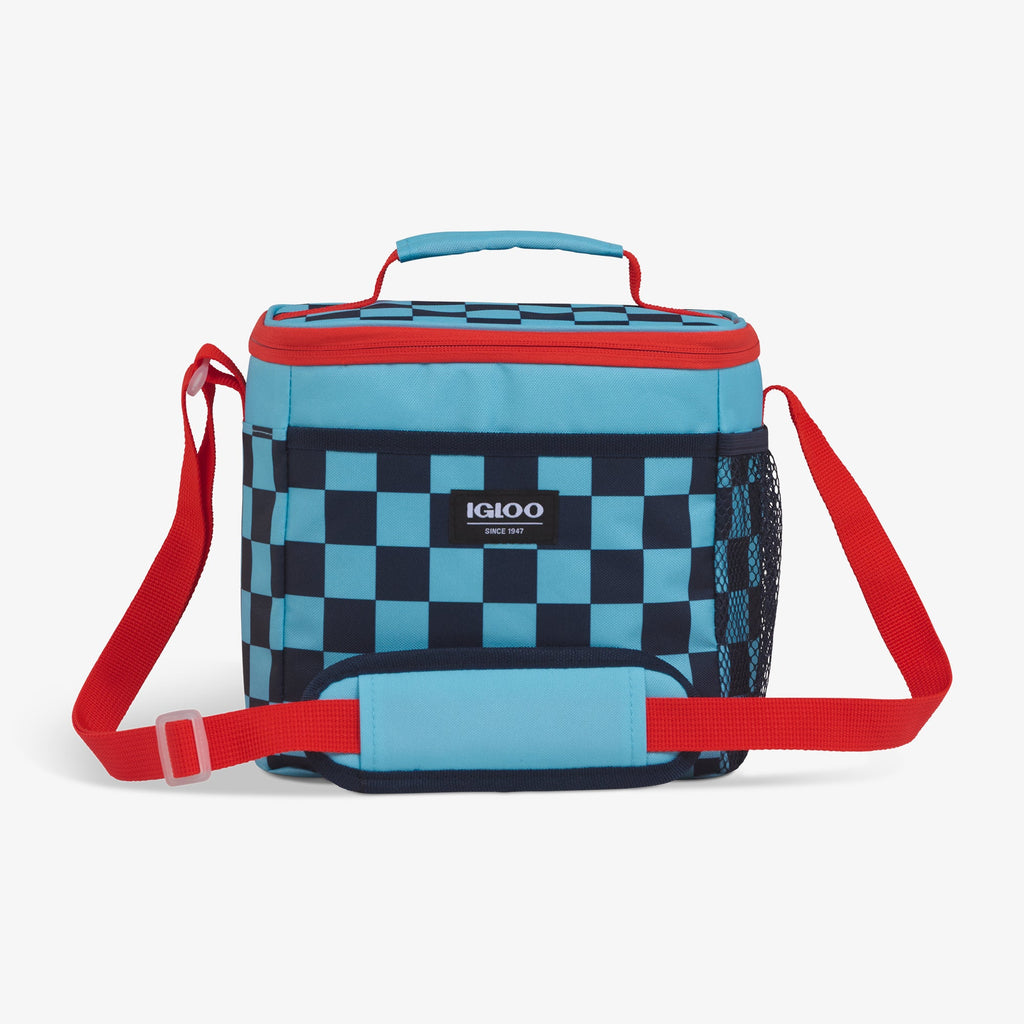 Kids Square Lunch Bag - Checkers - Front View