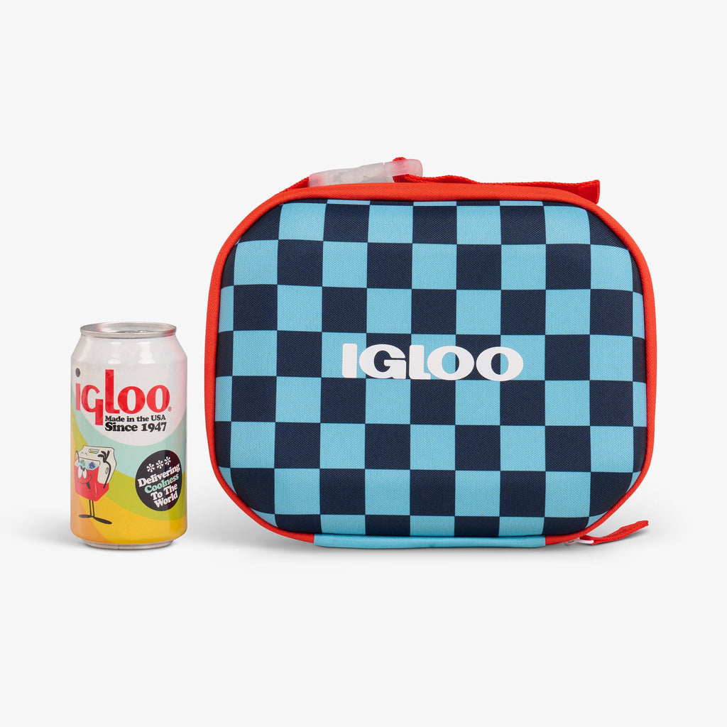 Kids Mini Modern Lunch - Checkers - Size View