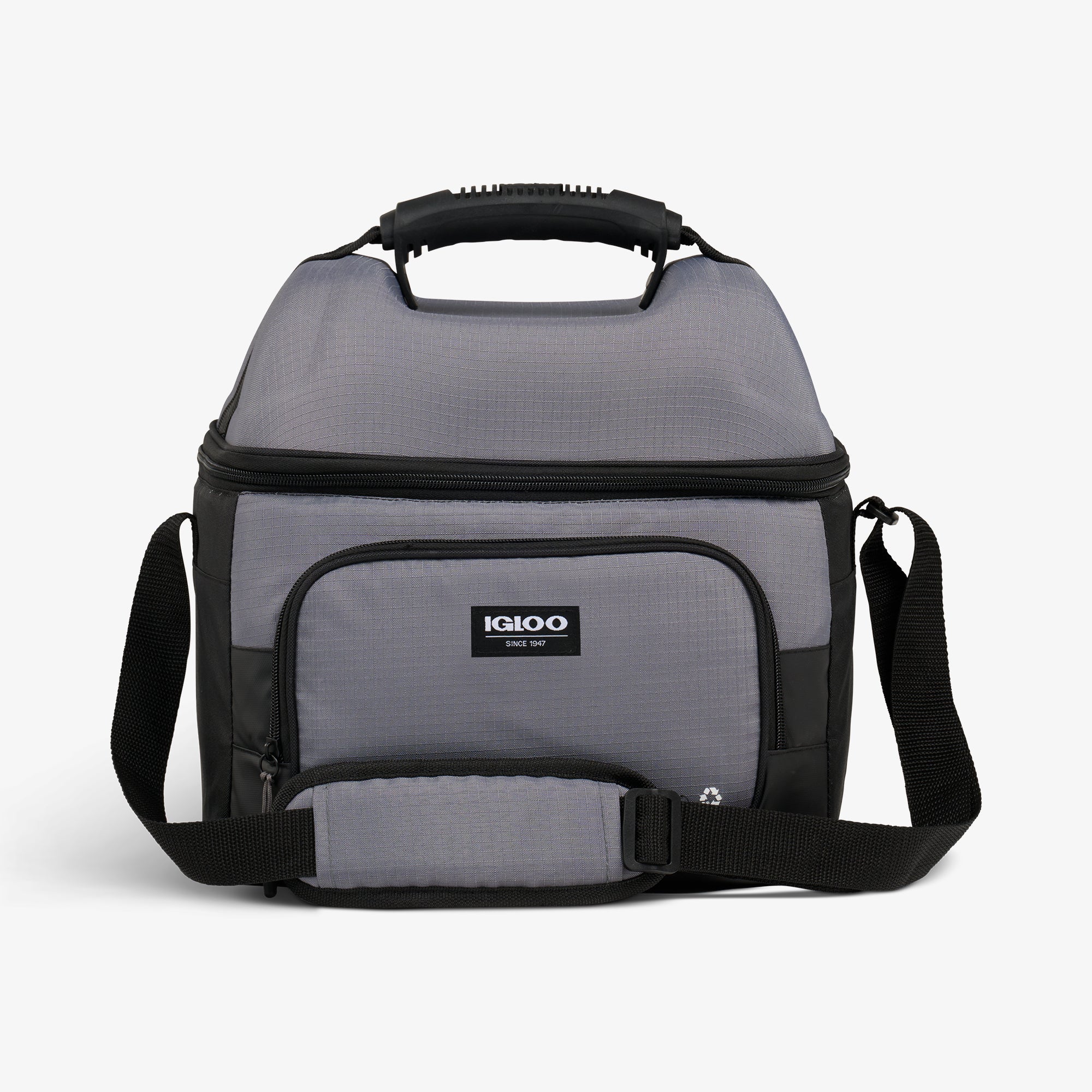 Latitude Hardtop Gripper 22-Can Cooler Bag - Carbonite - Front View