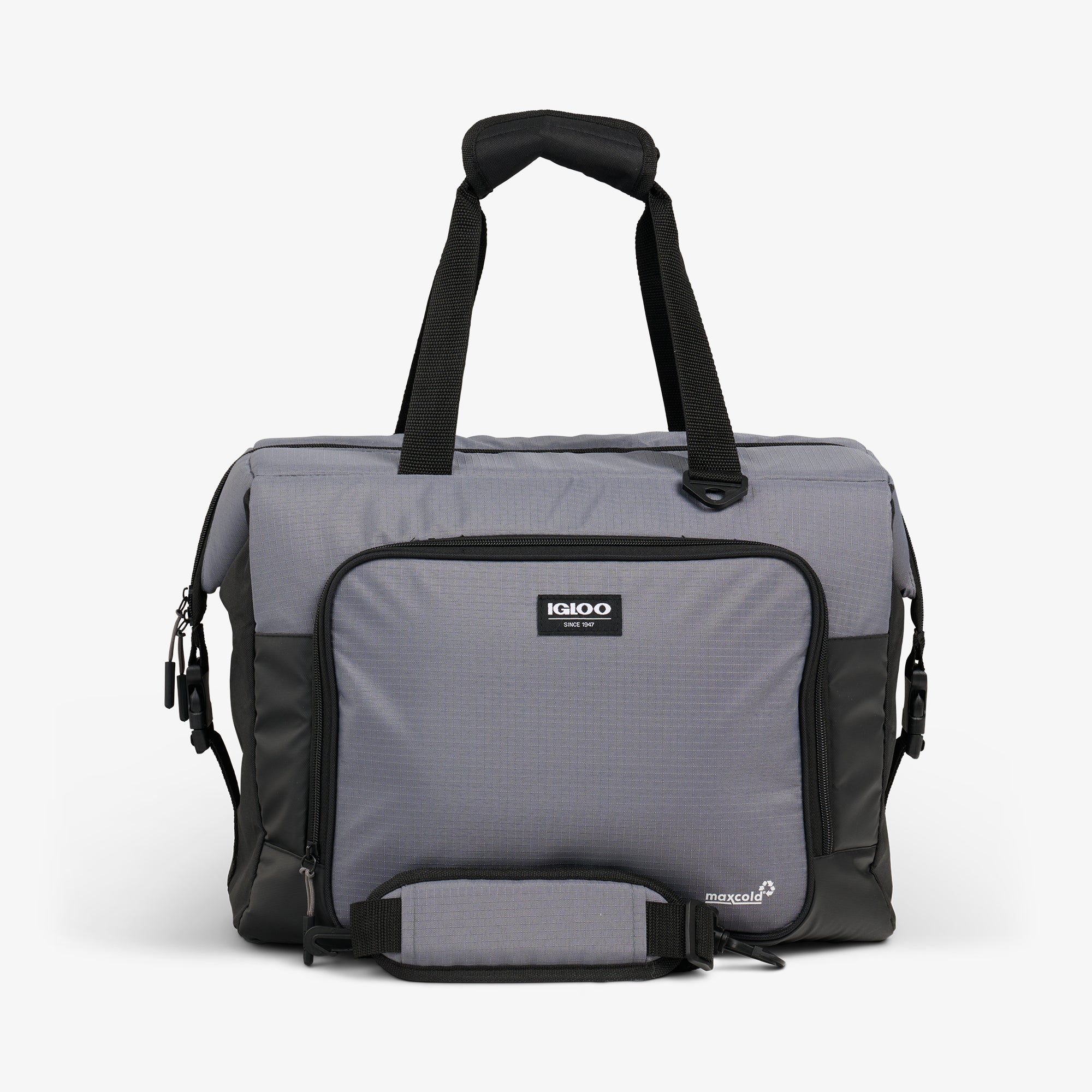 Latitude Snapdown 36-Can Cooler Bag - Carbonite - Front View