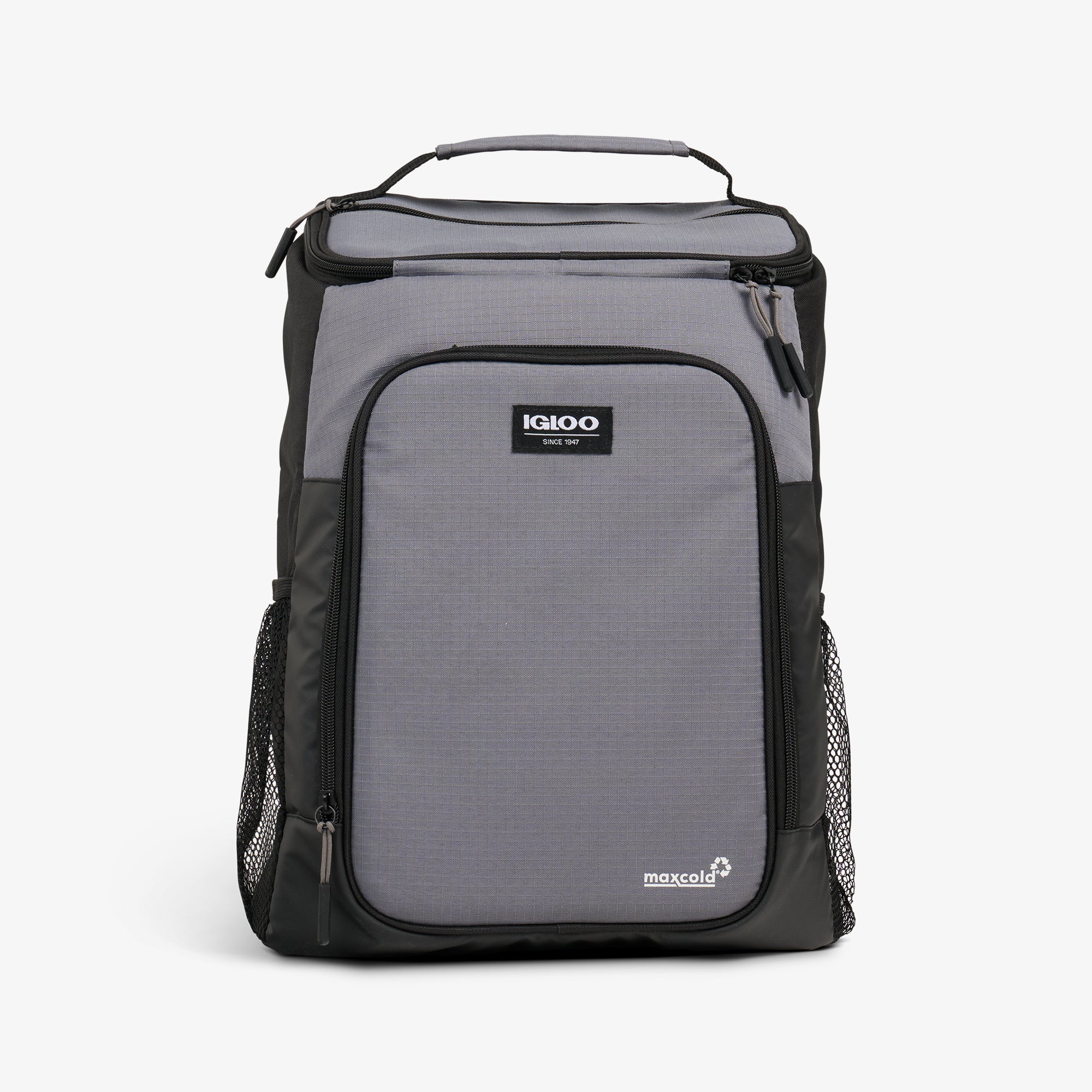 Latitude Top Grip 24-Can Backpack - Carbonite - Front View