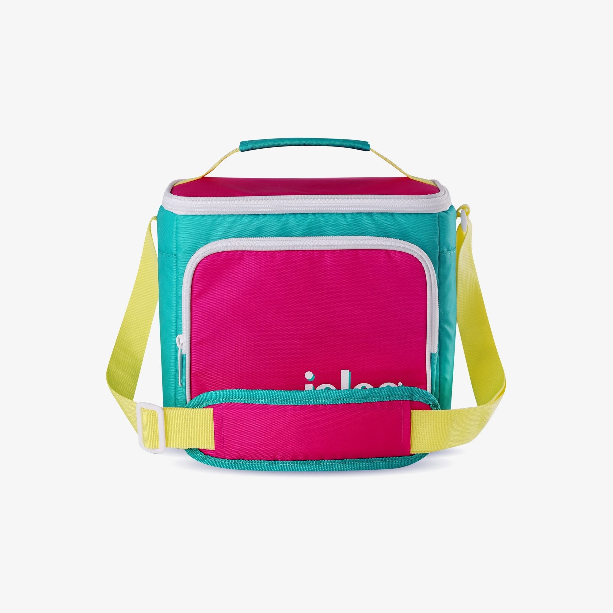 Retro Square Lunch Bag - Jade - Product View