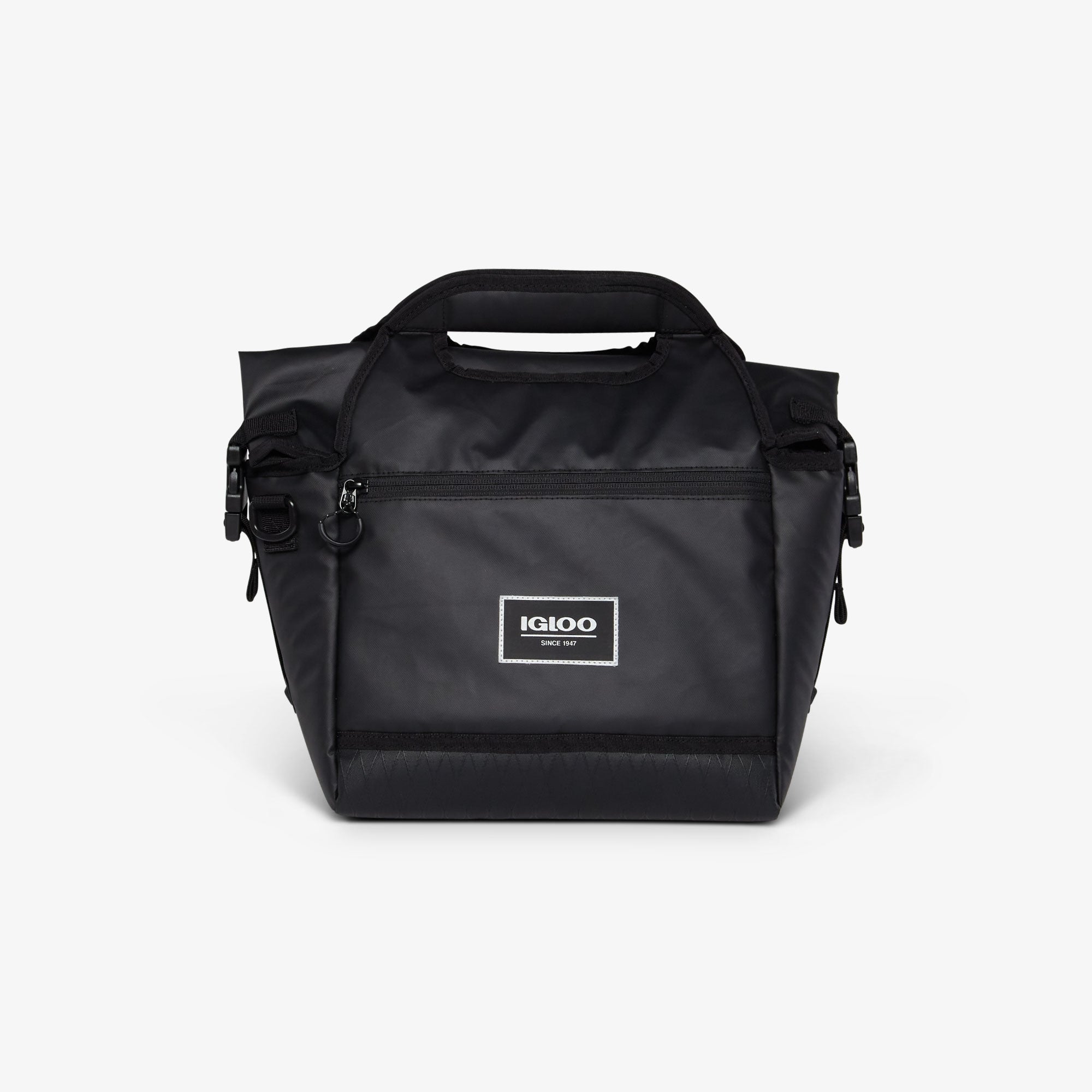 Pursuit 16-Can Lunch Bag - Black - Front View