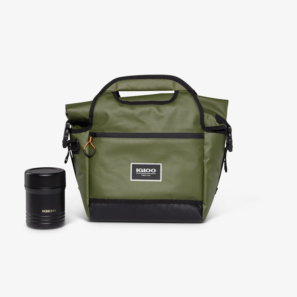 Pursuit 16-Can Lunch Bag - Chive - Size View