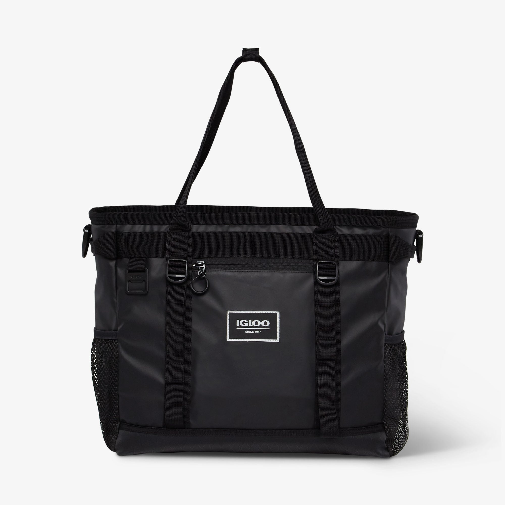 Pursuit 30-Can Tote - Black - Front View