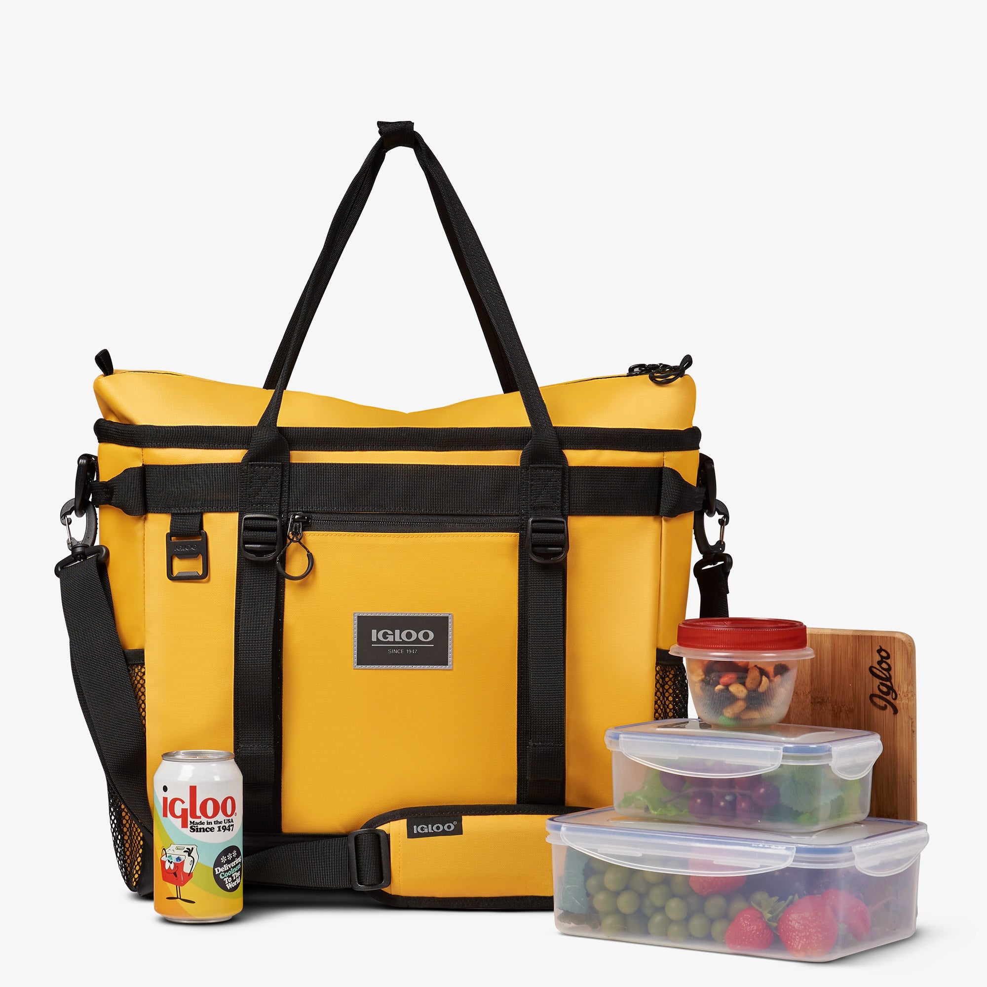 Pursuit 30-Can Tote - Yellow - Product View